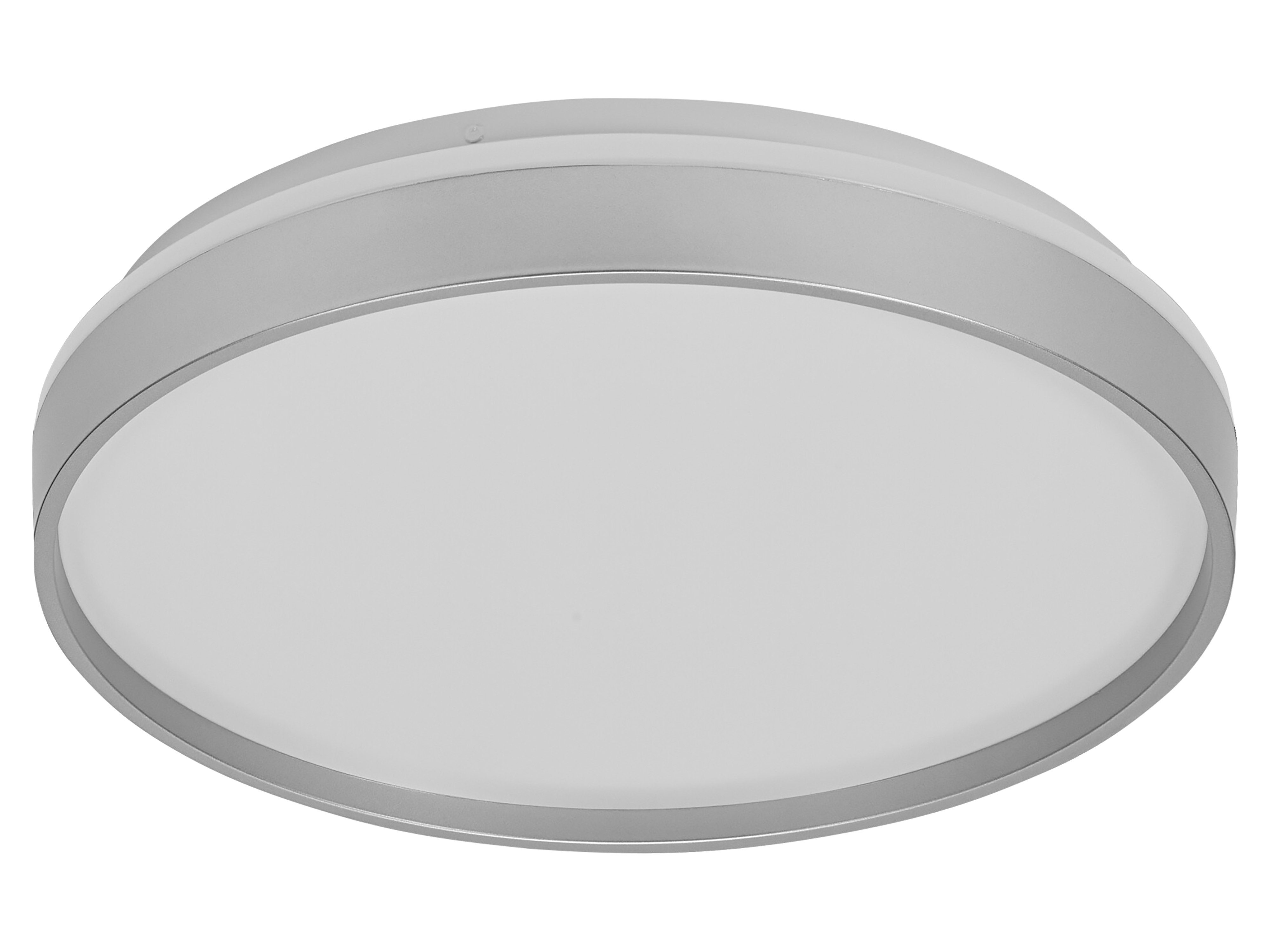 OSRAM LED-Deckenleuchte, 24W, 3000K, 1450lm, warmweiß, IP20, silber, Ø38,5 cm