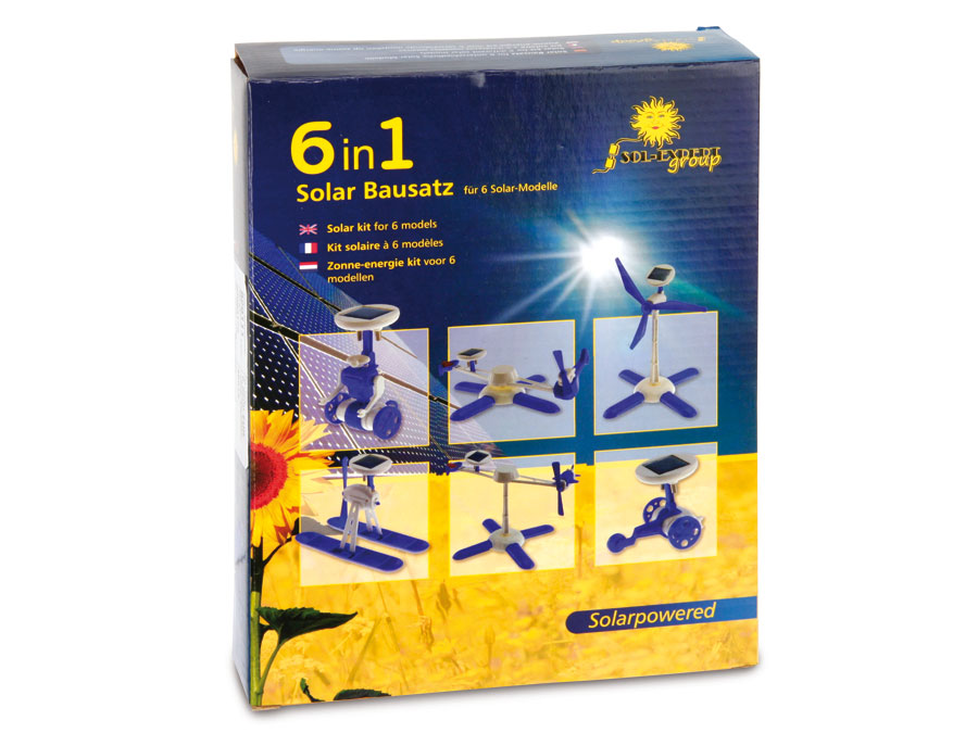 SOL-EXPERT Solar-Modellbausatz für 6 unterschiedliche Modelle SOL-EXPERT Solar-Modellbausatz für 6 unterschiedliche Modelle