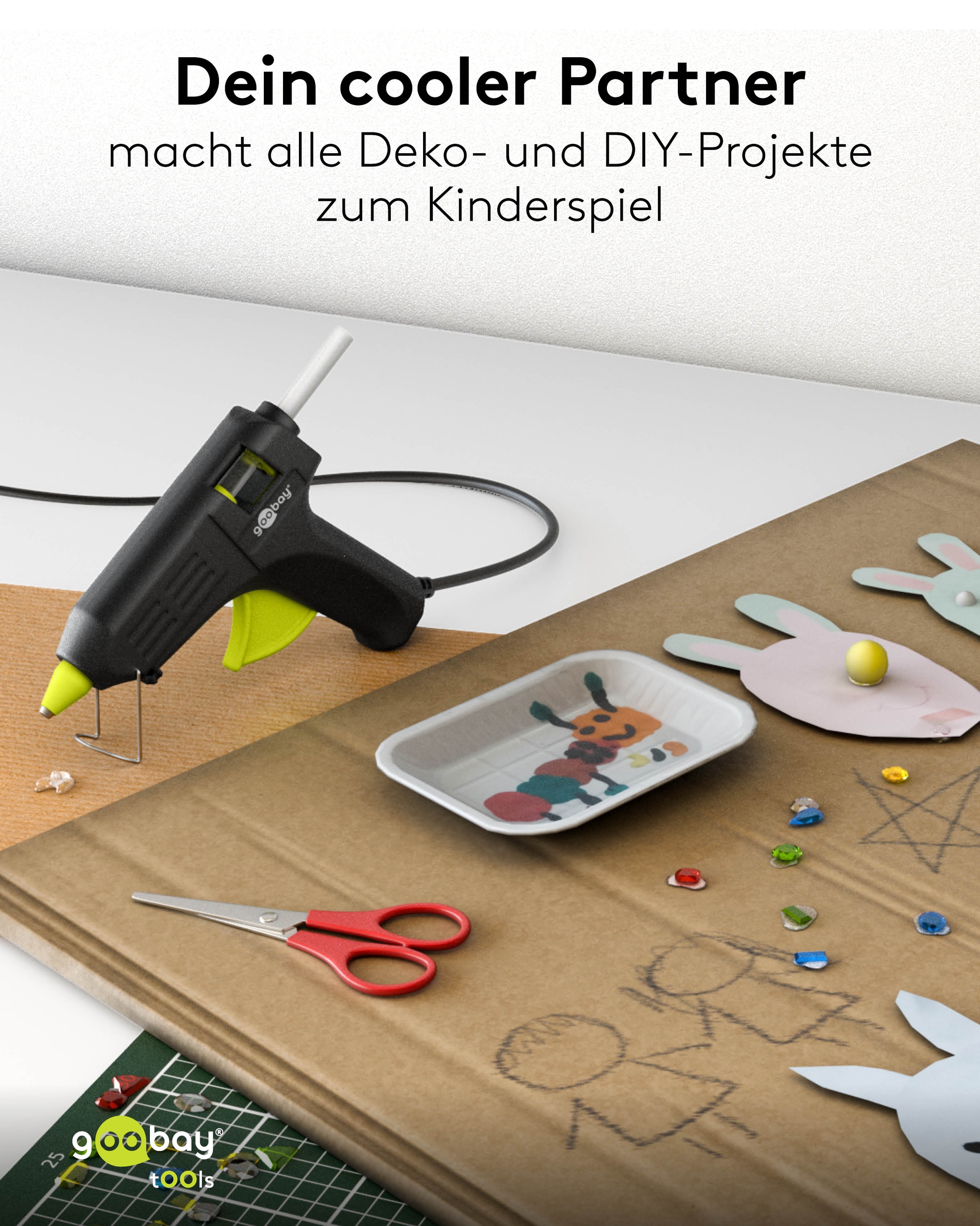 GOOBAY TOOLS Heißklebepistole Superior, 77826, 40 W, inkl. 20 Klebesticks GOOBAY TOOLS Heißklebepistole Superior, 77826, 40 W, inkl. 20 Klebesticks