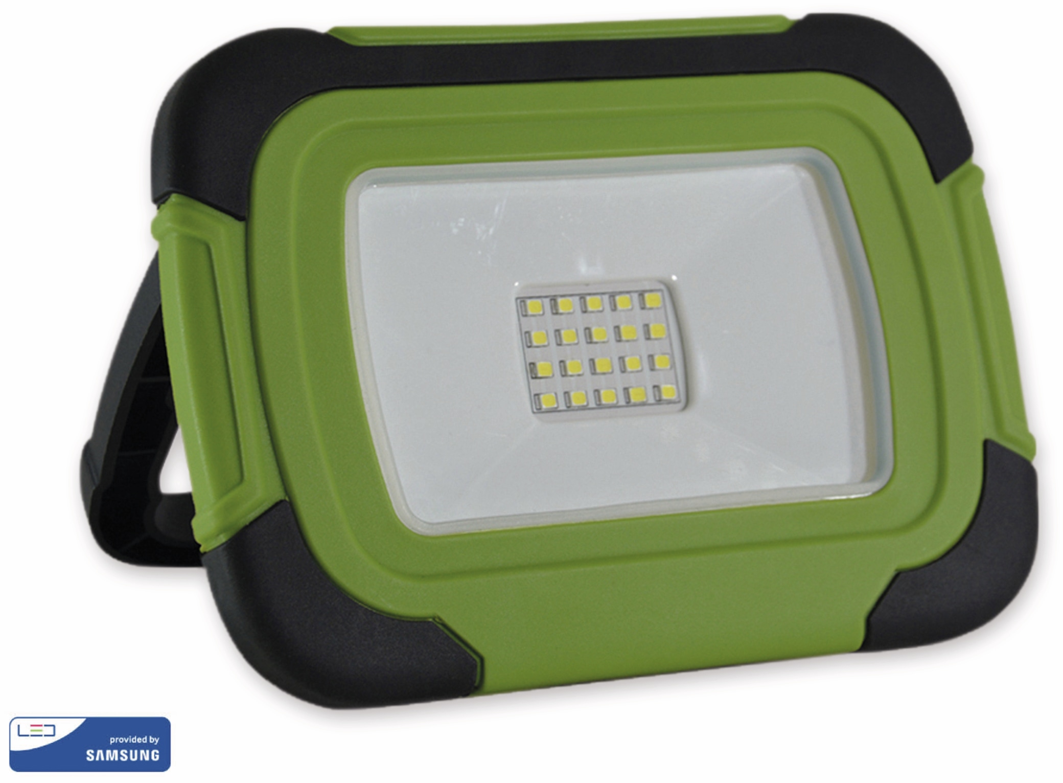 V-TAC LED-Fluter VT-11-R, 10 W, 700 lm, 6400 K, Akkubetrieb, grün/schwarz V-TAC LED-Fluter VT-11-R, 10 W, 700 lm, 6400 K, Akkubetrieb, grün/schwarz