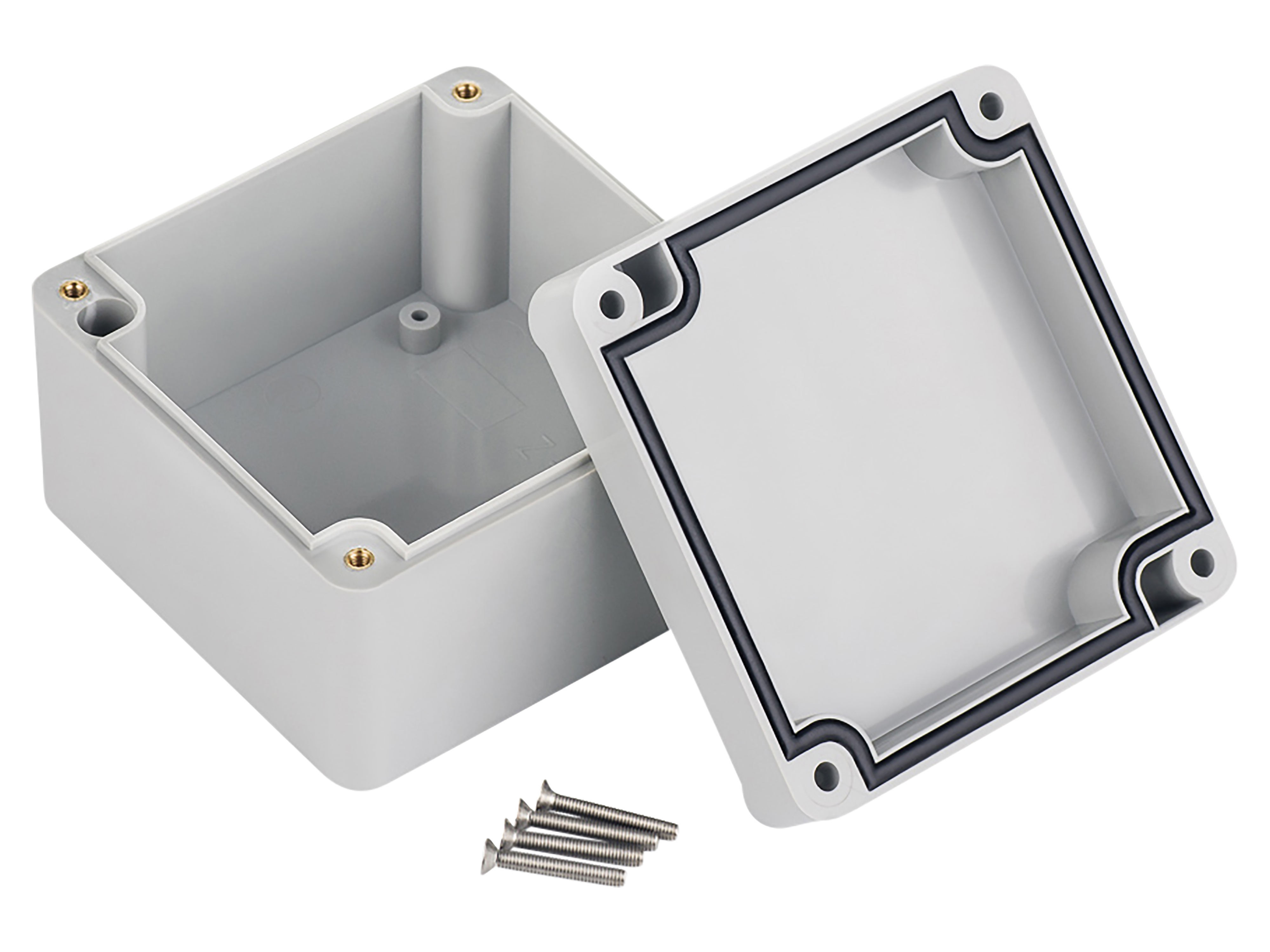 POLLIN ABS-Gehäuse 4U63080806019, 82x80x55 mm, IP67 POLLIN ABS-Gehäuse 4U63080806019, 82x80x55 mm, IP67
