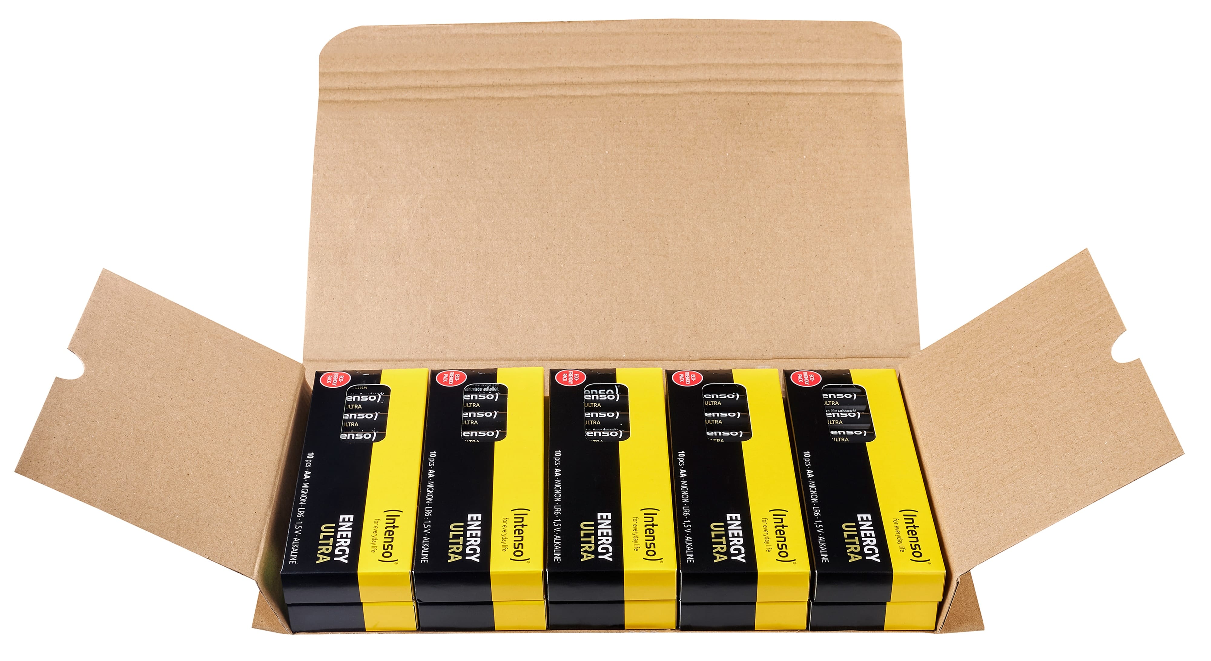 INTENSO Mignon-Batterie-Set Energy Ultra, AA LR06, Alkaline, 100 Stück INTENSO Mignon-Batterie Energy Ultra, AA LR06, 100 Stück