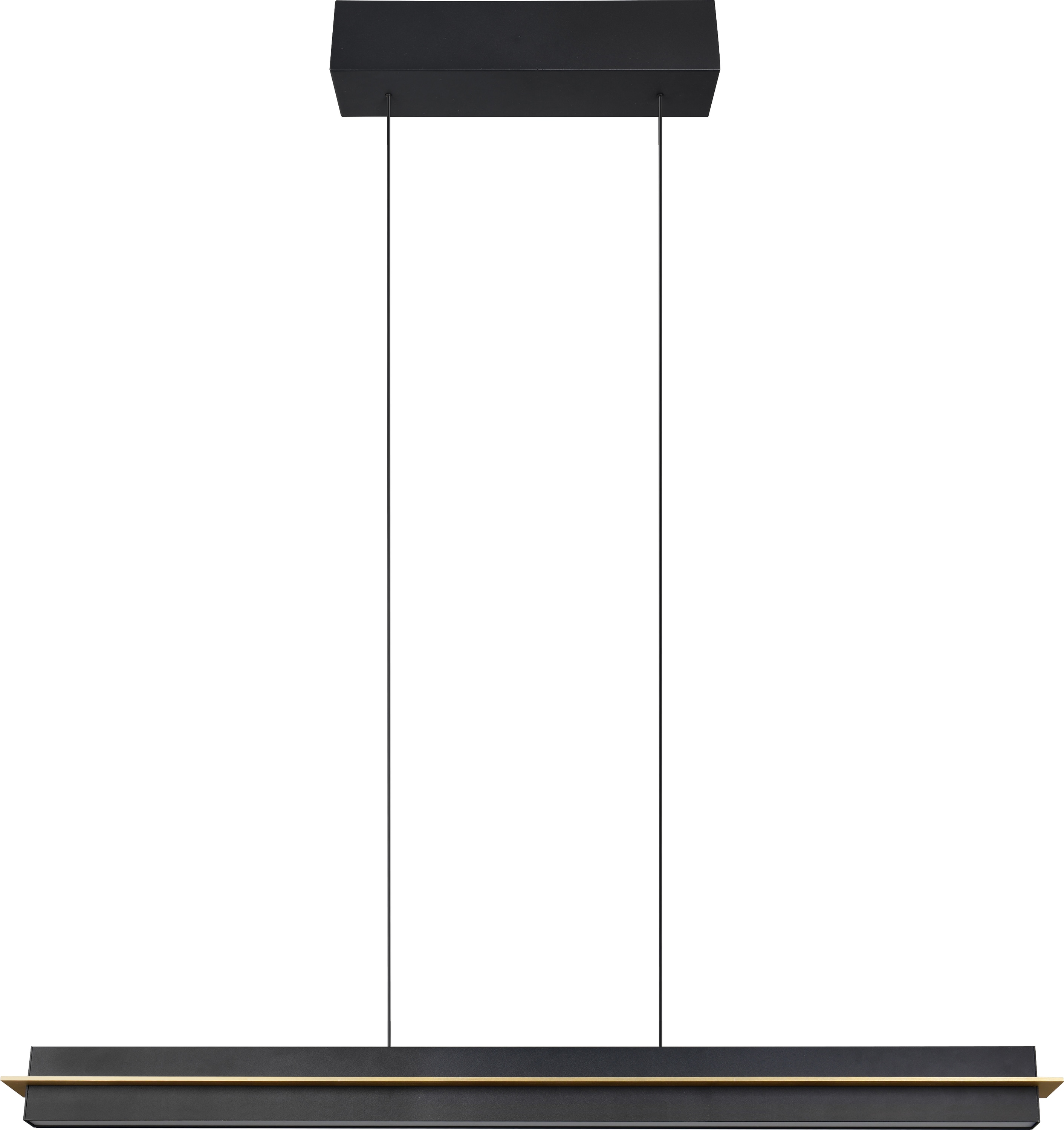 TRIO LED-Pendelleuchte EMERSON 346710180, 22 W, 2500 lm, schwarz