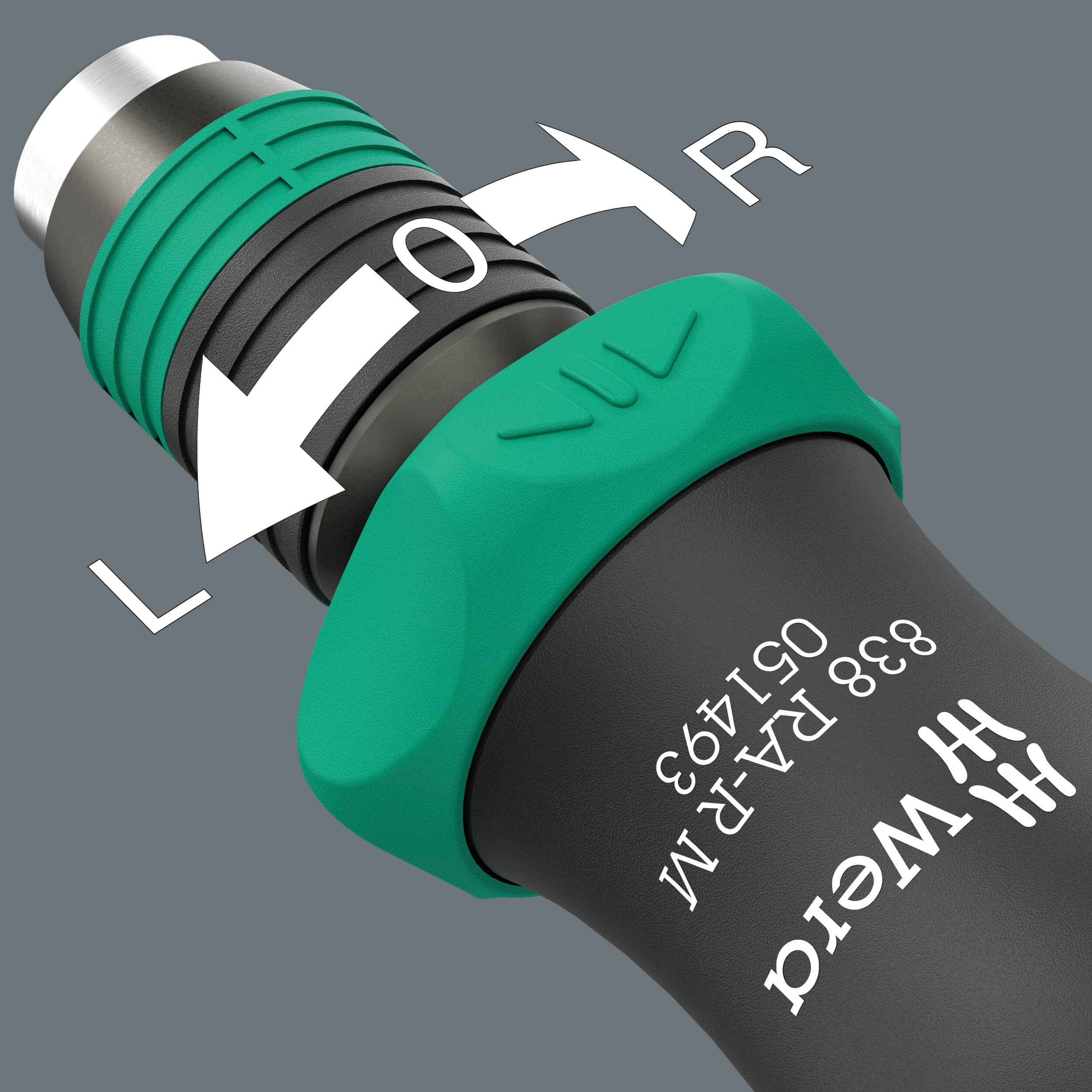 WERA Bits-Handhalter mit Ratschenfunktion, 838 RA-R M, 05051493001, 1/4" WERA Bits-Handhalter mit Ratschenfunktion, 838 RA-R M, 05051493001, 1/4"