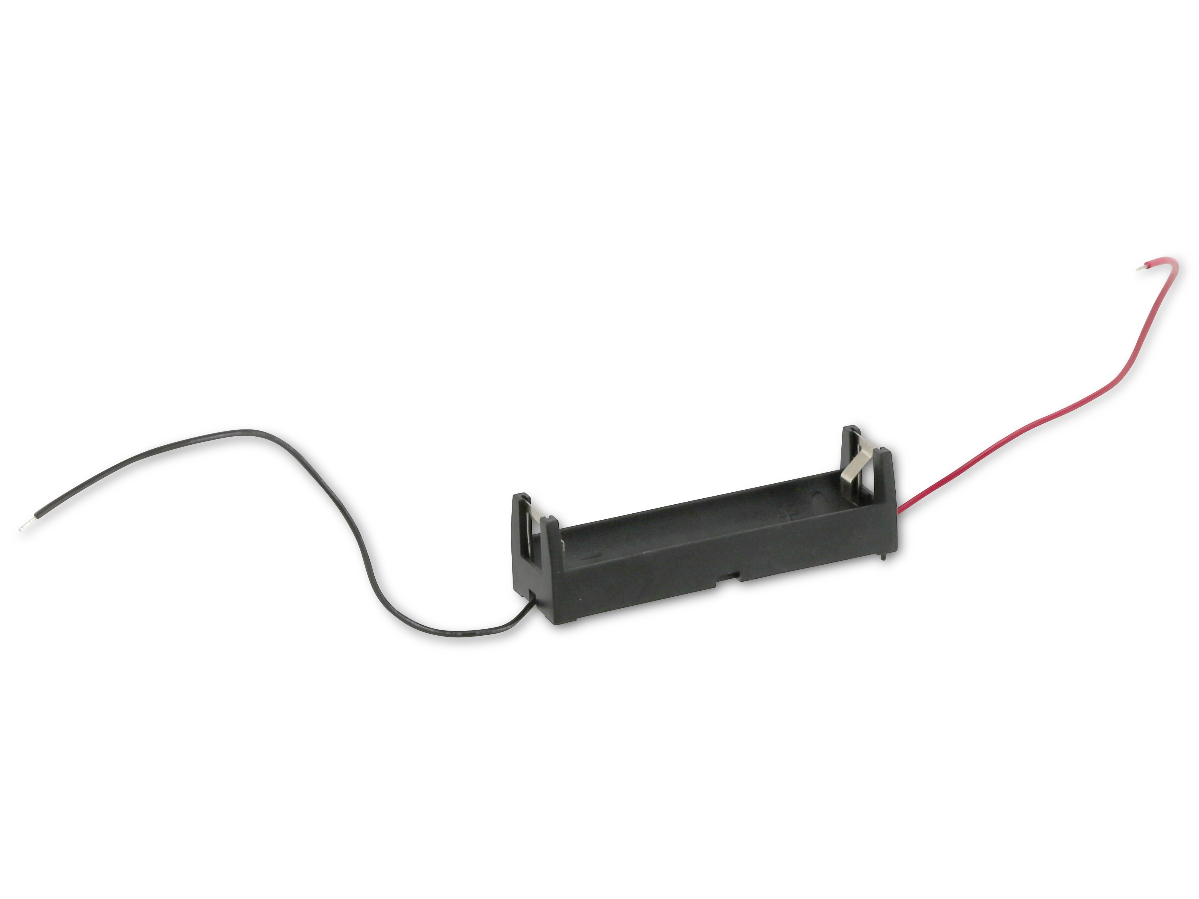 Batteriehalter BHC-18650-1A mit Leitung 150mm Batteriehalter BHC-18650-1A mit Leitung 150mm