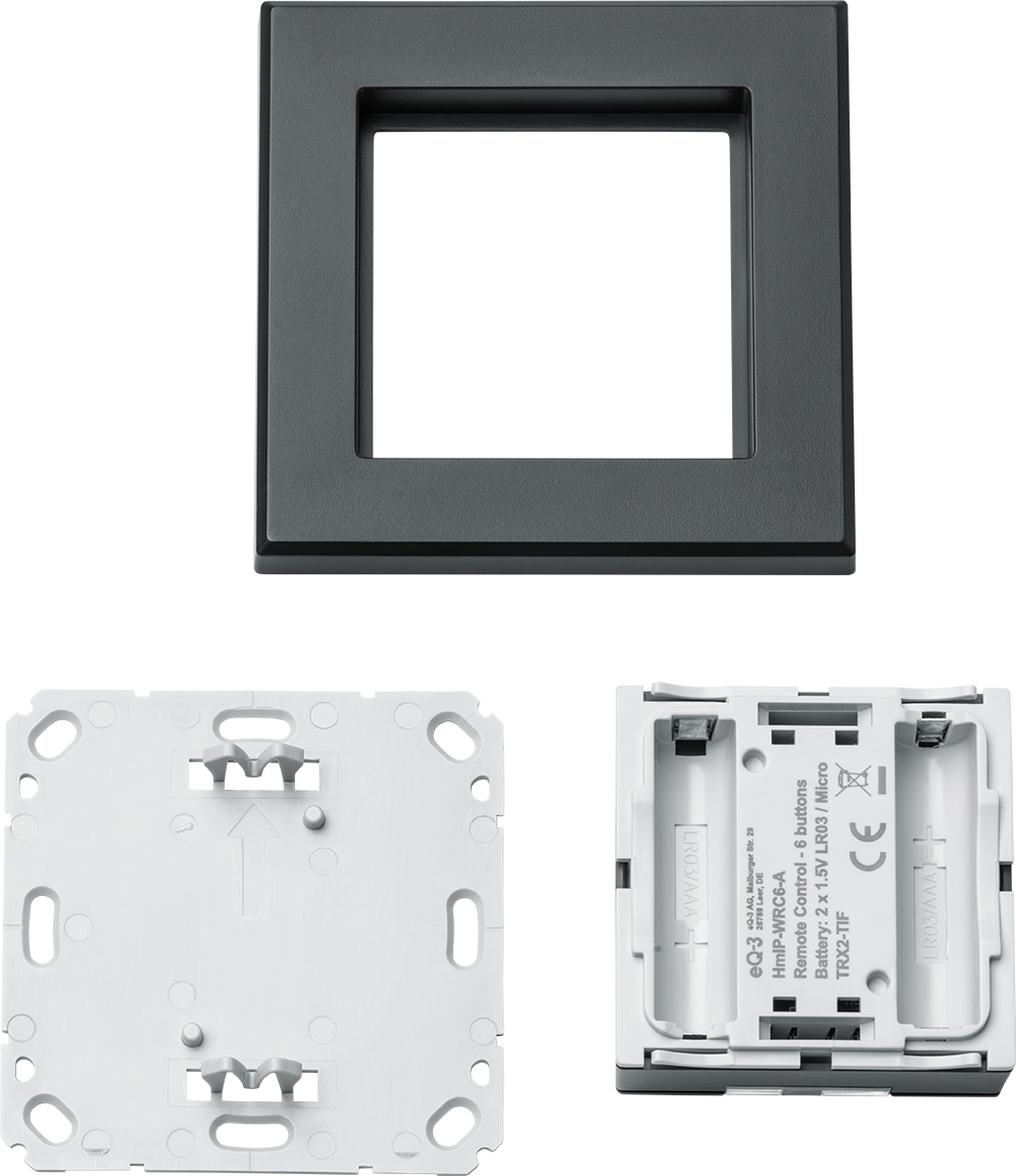 HOMEMATIC IP 159828A0, Wandtaster 6-fach, anthrazit HOMEMATIC IP 159828A0, Wandtaster 6-fach, anthrazit