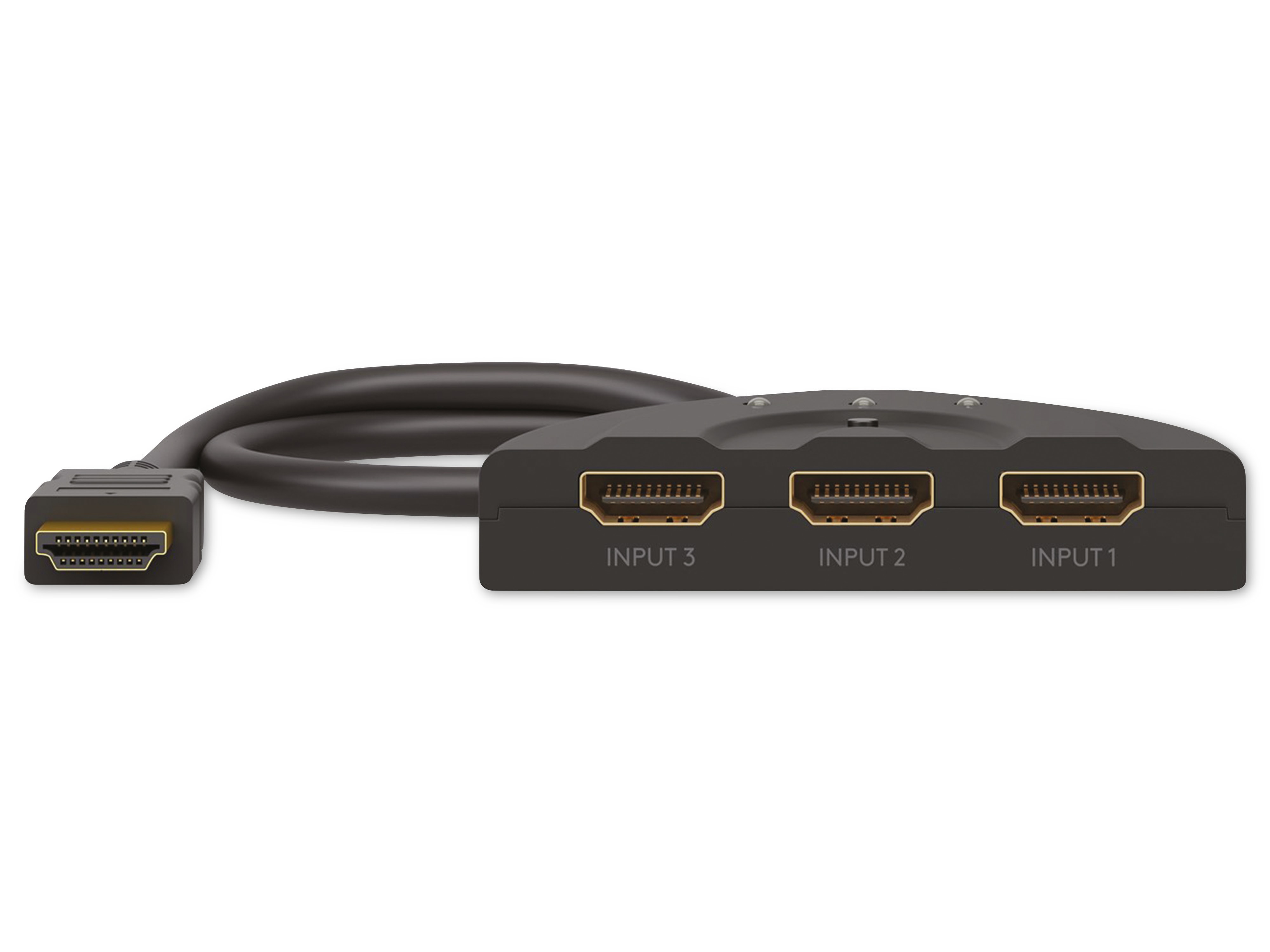 GOOBAY HDMI-Umschaltbox 3 auf 1, 4K, 60 Hz GOOBAY HDMI-Umschaltbox 3 auf 1, 4K, 60 Hz