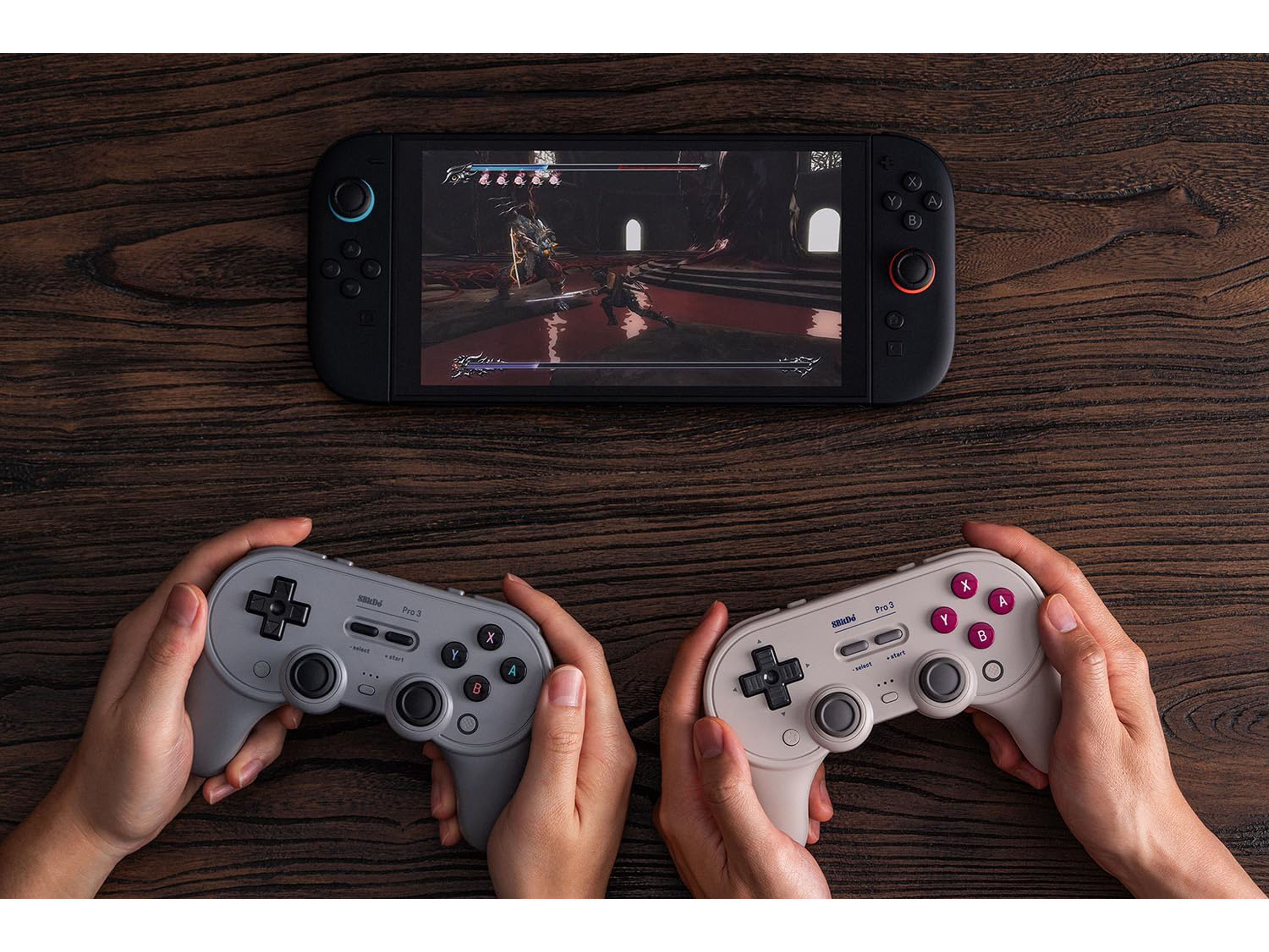 8BITDO Pro 3 Bluetooth Controller & Dock, grau 8BITDO Pro 3 Bluetooth Controller & Dock, grau
