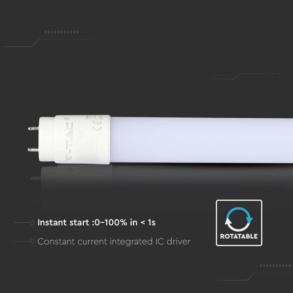 V-TAC LED-Röhre VT-1577, T8, EEK: F, 20 W, 2100 lm, 6500 K, G13, 150 cm V-TAC LED-Röhre VT-1577, T8, EEK: F, 20 W, 2100 lm, 6500 K, G13, 150 cm