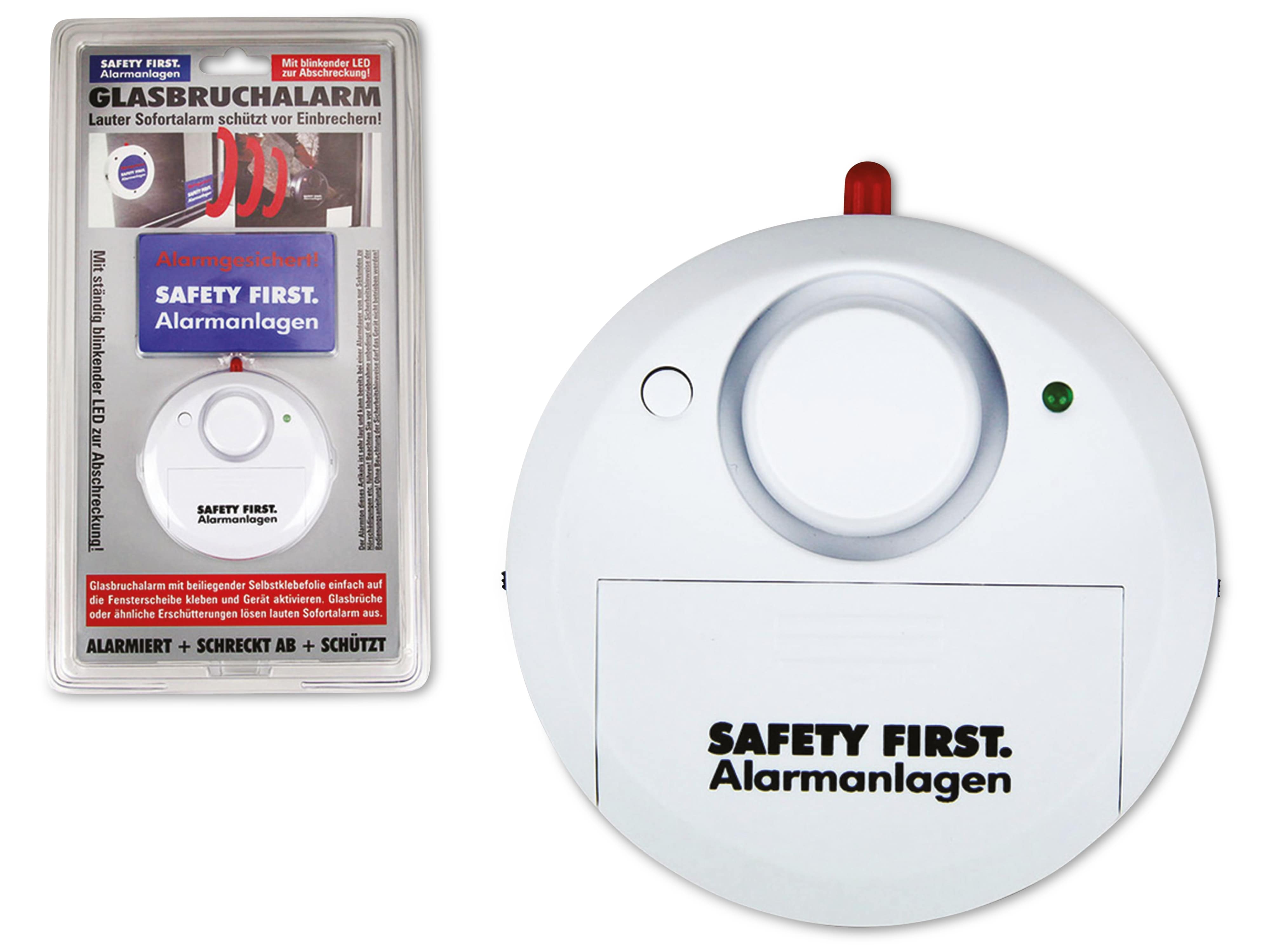 KH-SECURITY Safety First Glasbruchalarm weiß "Premium" KH-SECURITY Safety First Glasbruchalarm weiß "Premium"