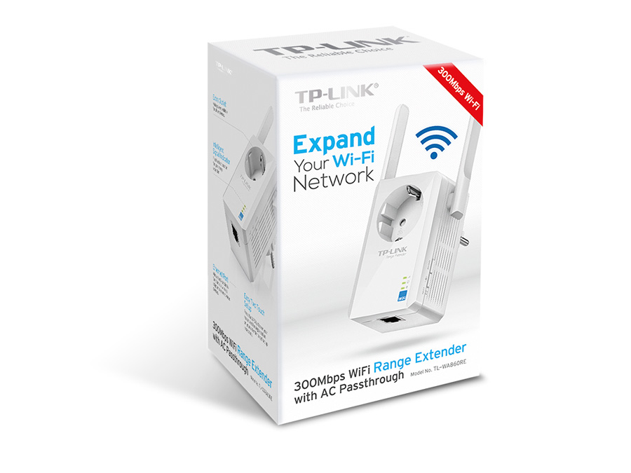 TP-LINK Universal WLAN-Repeater TL-WA860RE, 300 Mbps TP-LINK Universal WLAN-Repeater TL-WA860RE, 300 Mbps