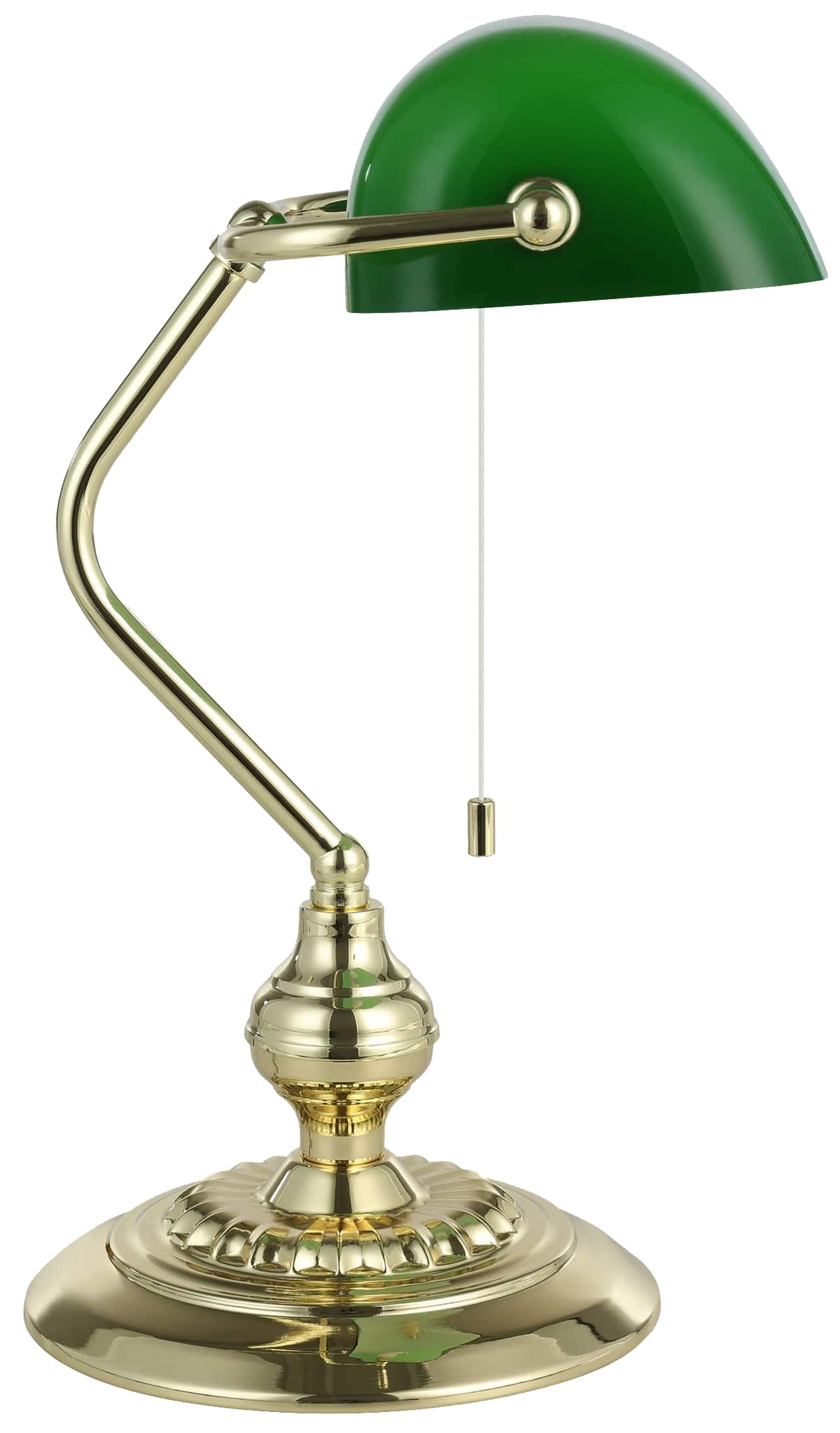 EGLO Tischleuchte 90967 messing-grün, für E27, max. 60 W EGLO Tischleuchte 90967 messing-grün, für E27, max. 60 W