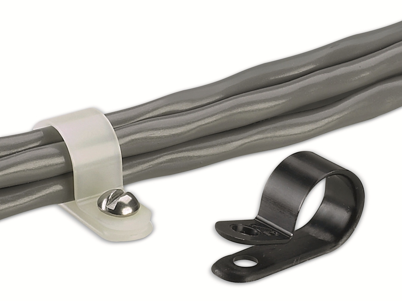 PANDUIT Befestigungsschelle, CCH62-S10-C0, schwarz, schraubbar, 15,70 mm PANDUIT Befestigungsschelle, CCH62-S10-C0, schwarz, schraubbar, 15,70 mm