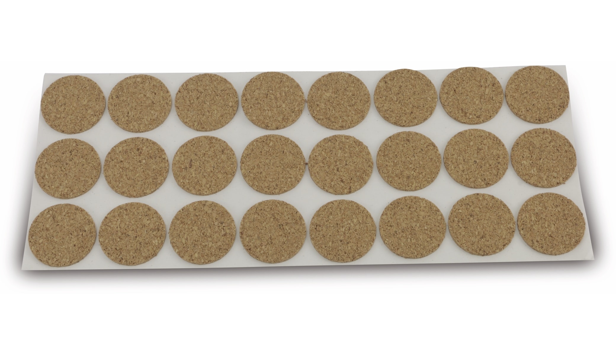 EUROTOOLS Möbelgleiter 342-NBFR, Kork, Ø 28 mm, 24 Stück