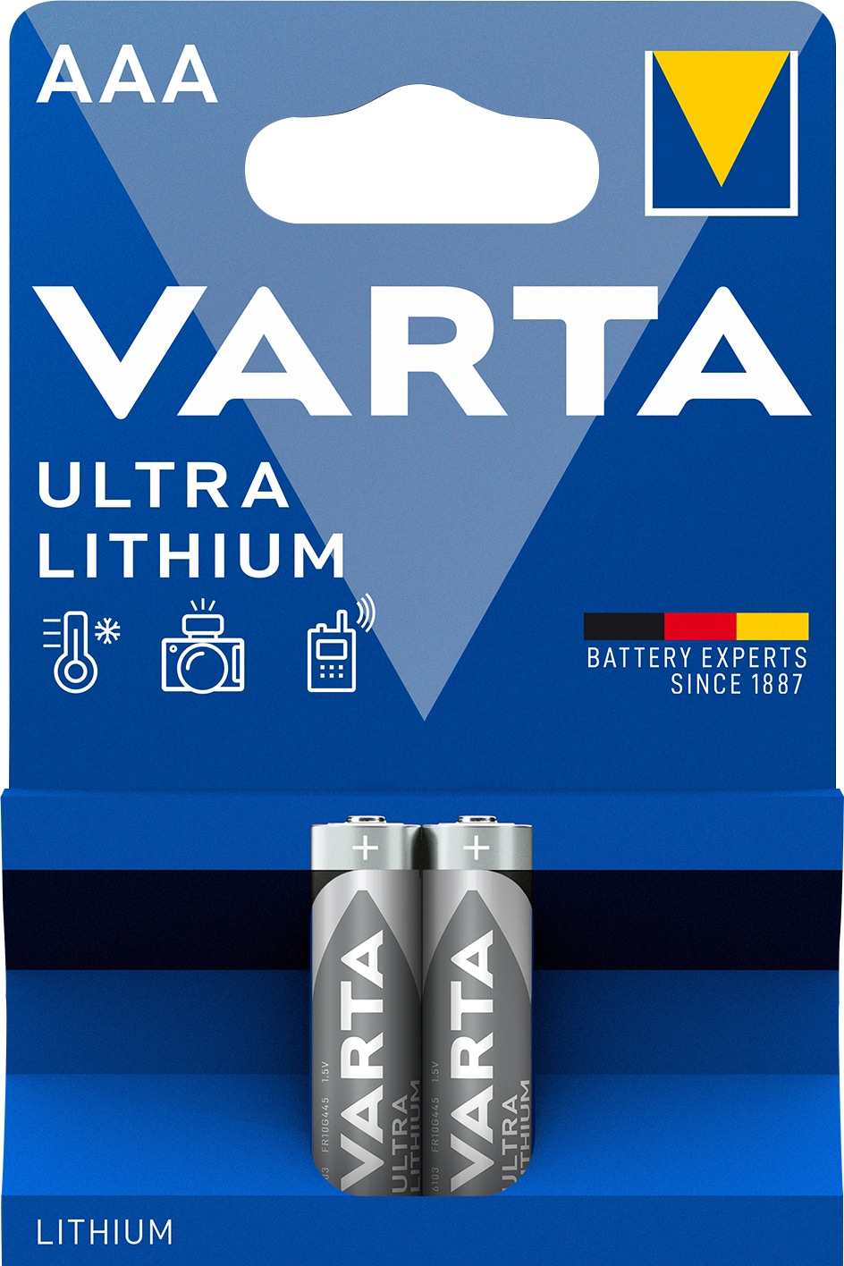 VARTA Micro-Lithiumbatterie ULTRA, 2 Stück VARTA Micro-Lithiumbatterie ULTRA, 2 Stück