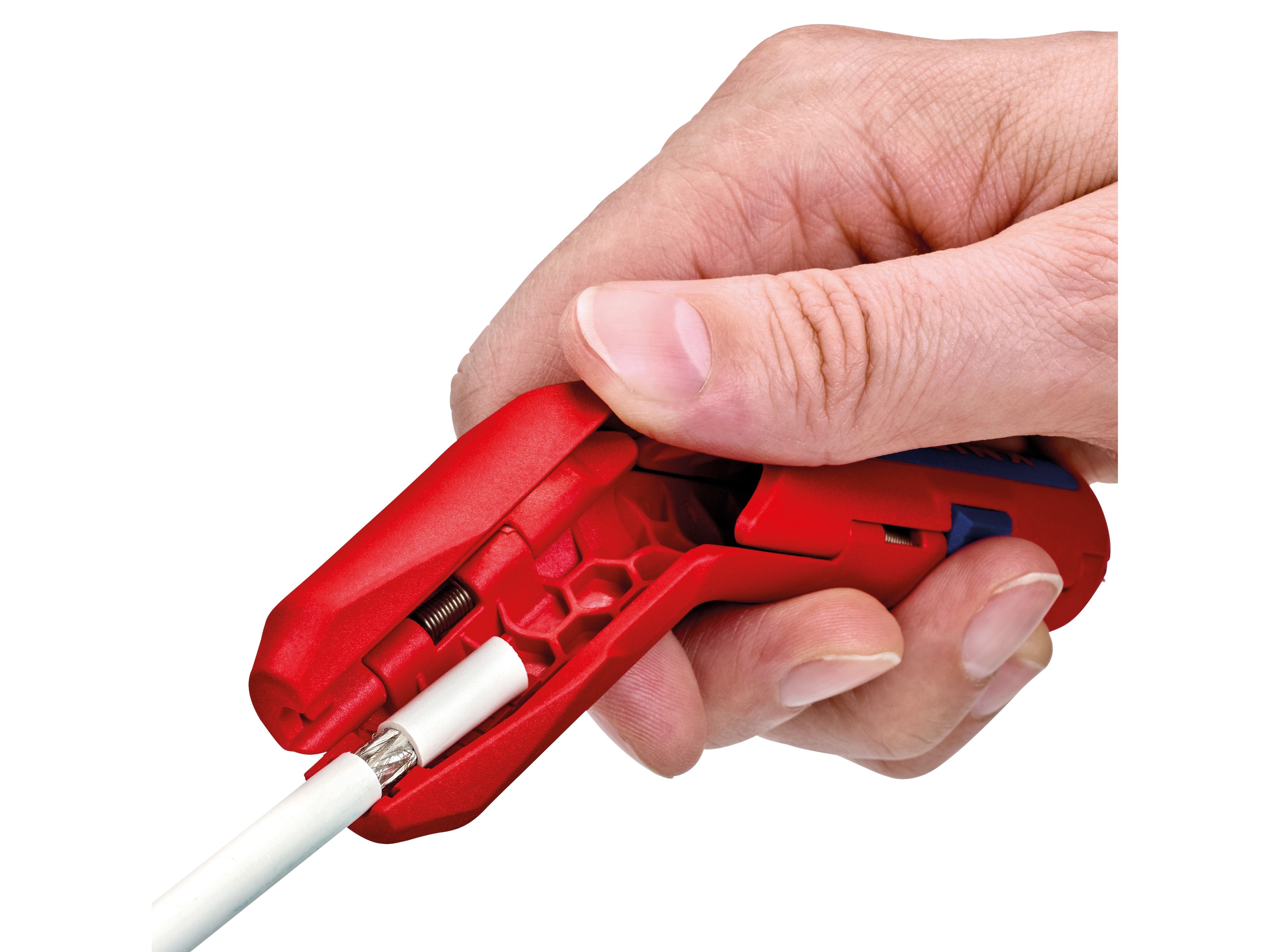KNIPEX Universal-Abmantelungswerkzeug, ErgoStrip® 16 95 01 SB, für Rechtshänder KNIPEX Universal-Abmantelungswerkzeug, ErgoStrip® 16 95 01 SB, für Rechtshänder