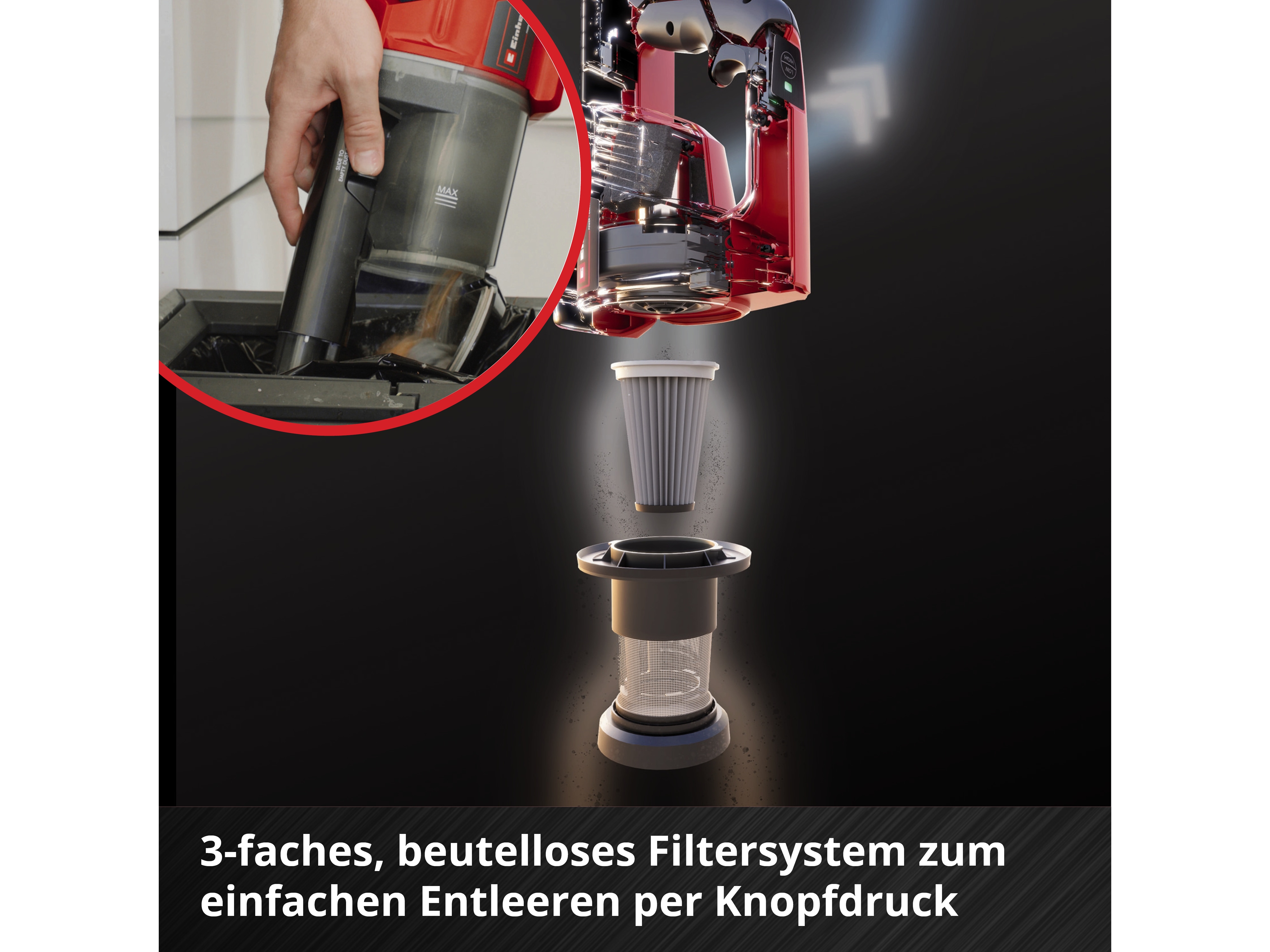 EINHELL Akkusauger TE-SV 18 Li - Solo EINHELL Akkusauger TE-SV 18 Li - Solo