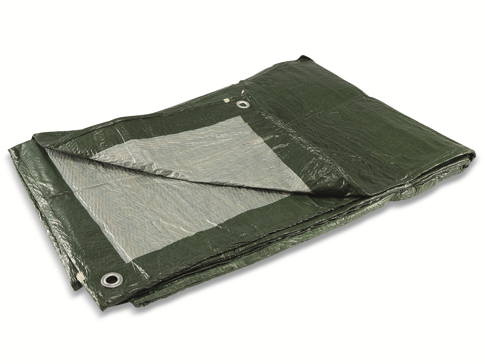CHILITEC Gewebeplane, 120gr/m², grün, 4x5m, mit Ösen CHILITEC Gewebeplane, 120gr/m², grün, 4x5m, mit Ösen