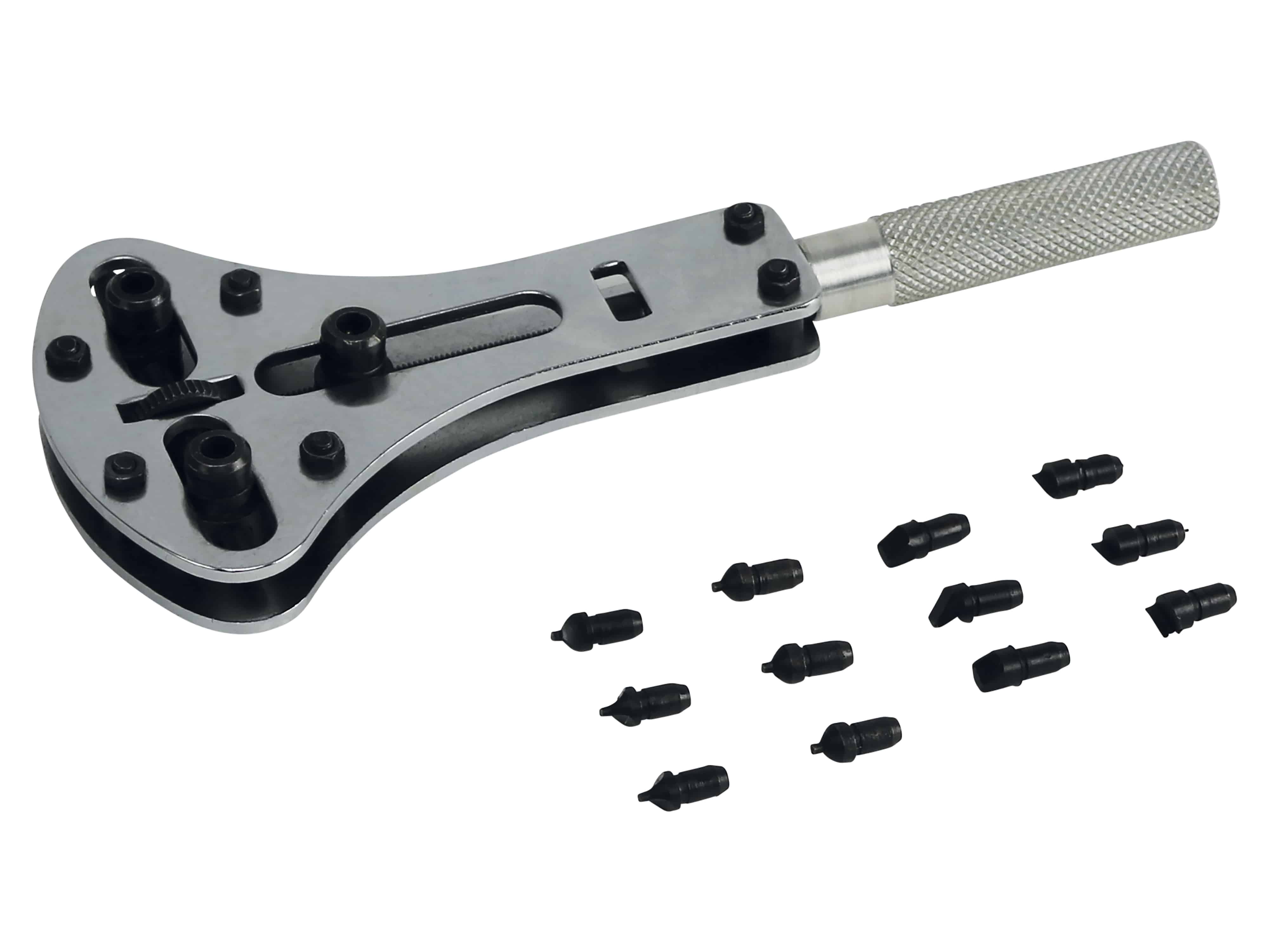 Uhrengehäuse-Öffner Perfect Line, mit 12 Einsätzen
