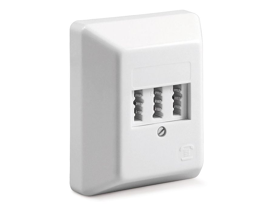 GOOBAY TAE-Dose, 3x6 NFN, Aufputz, reinweiß GOOBAY TAE-Dose, 3x6 NFN, Aufputz, reinweiß