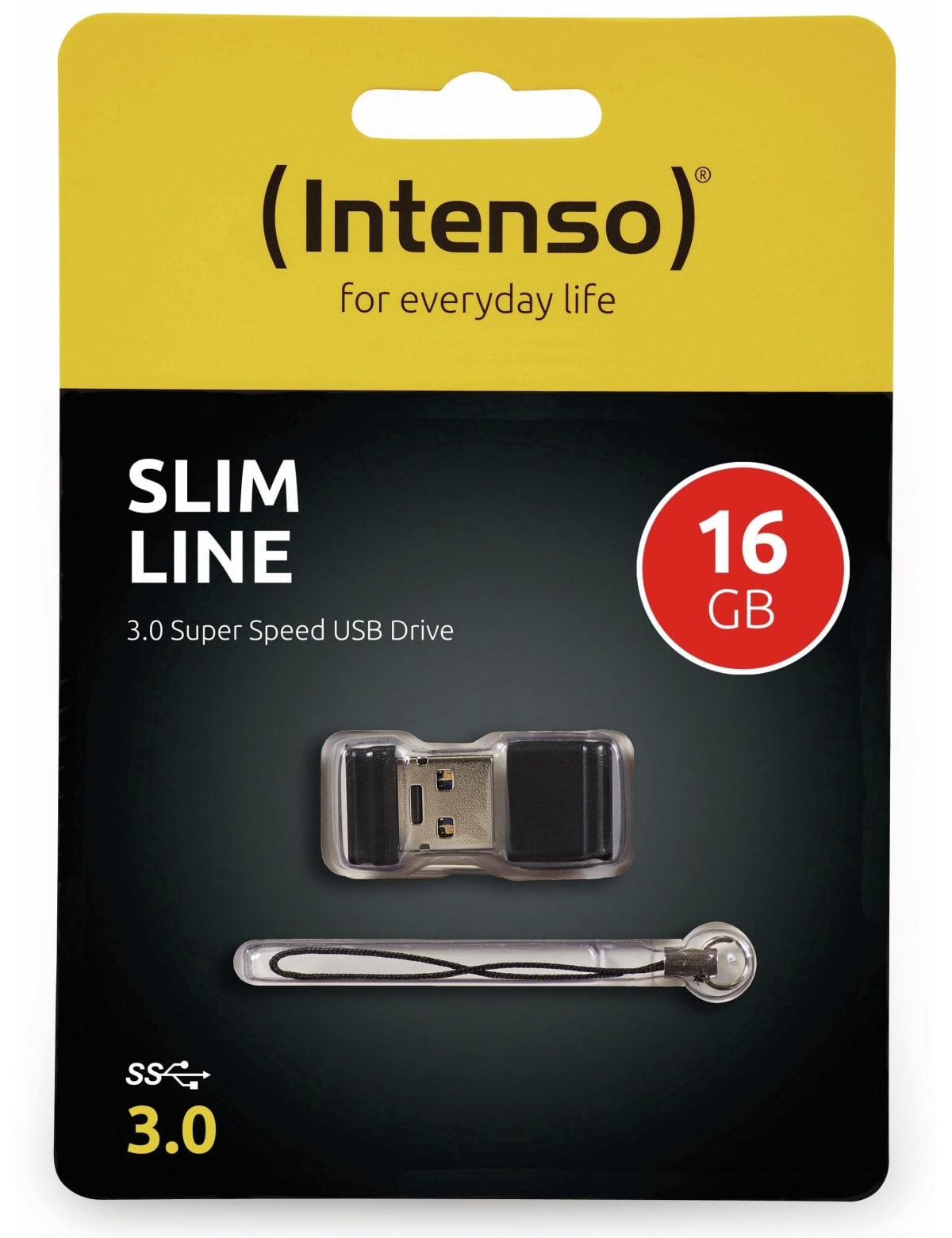INTENSO USB-Stick Slim Line 3532470 USB 3.2 16GB INTENSO USB 3.2 Speicherstick Slim Line, 16 GB