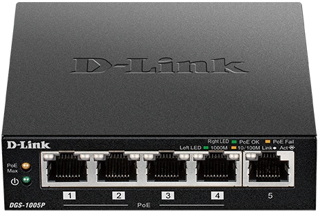 D-LINK Desktop-Switch DGS-1005P
