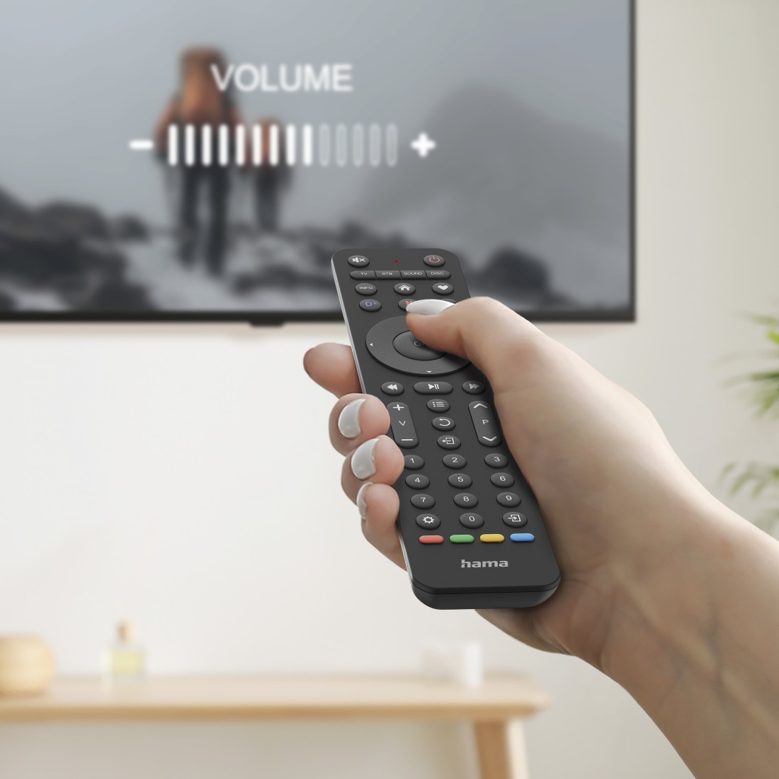 HAMA Universal-Fernbedienung TV, Infrarot, für 4 Geräte HAMA Universal-Fernbedienung TV, Infrarot, für 4 Geräte