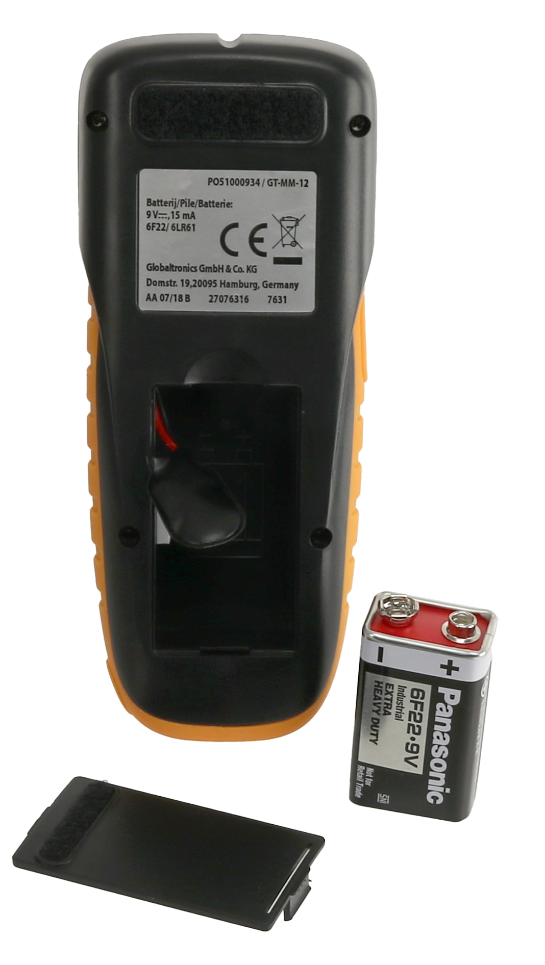 Multi-Sensor GT-MM-12, LCD, Holz, grau/orange, elektr. Leitungen/Metall Multi-Sensor GT-MM-12, LCD, Holz, grau/orange, elektr. Leitungen/Metall