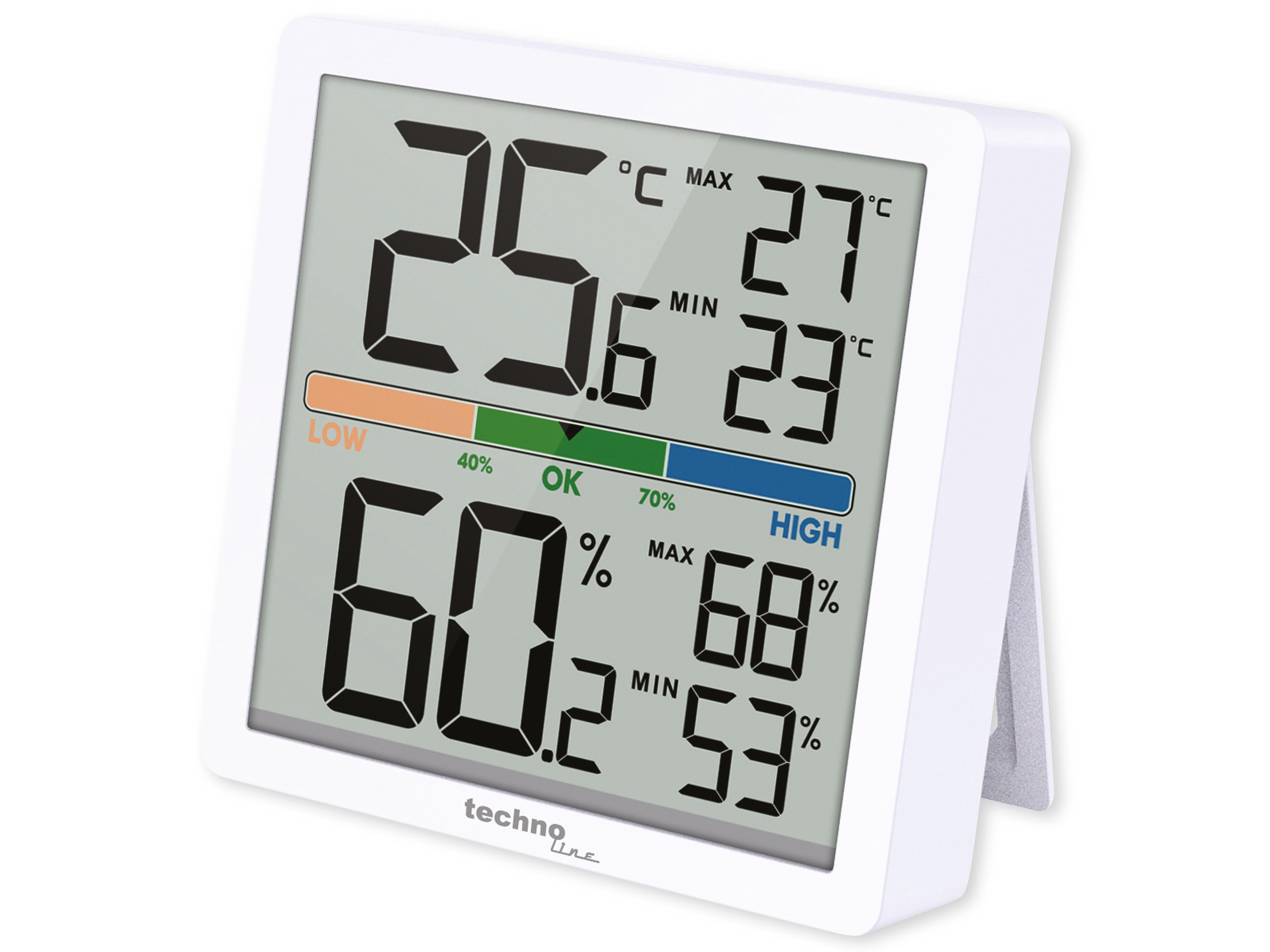TECHNOLINE Digitales Thermometer-Hygrometer WS9472 TECHNOLINE Digitales Thermometer-Hygrometer WS9472