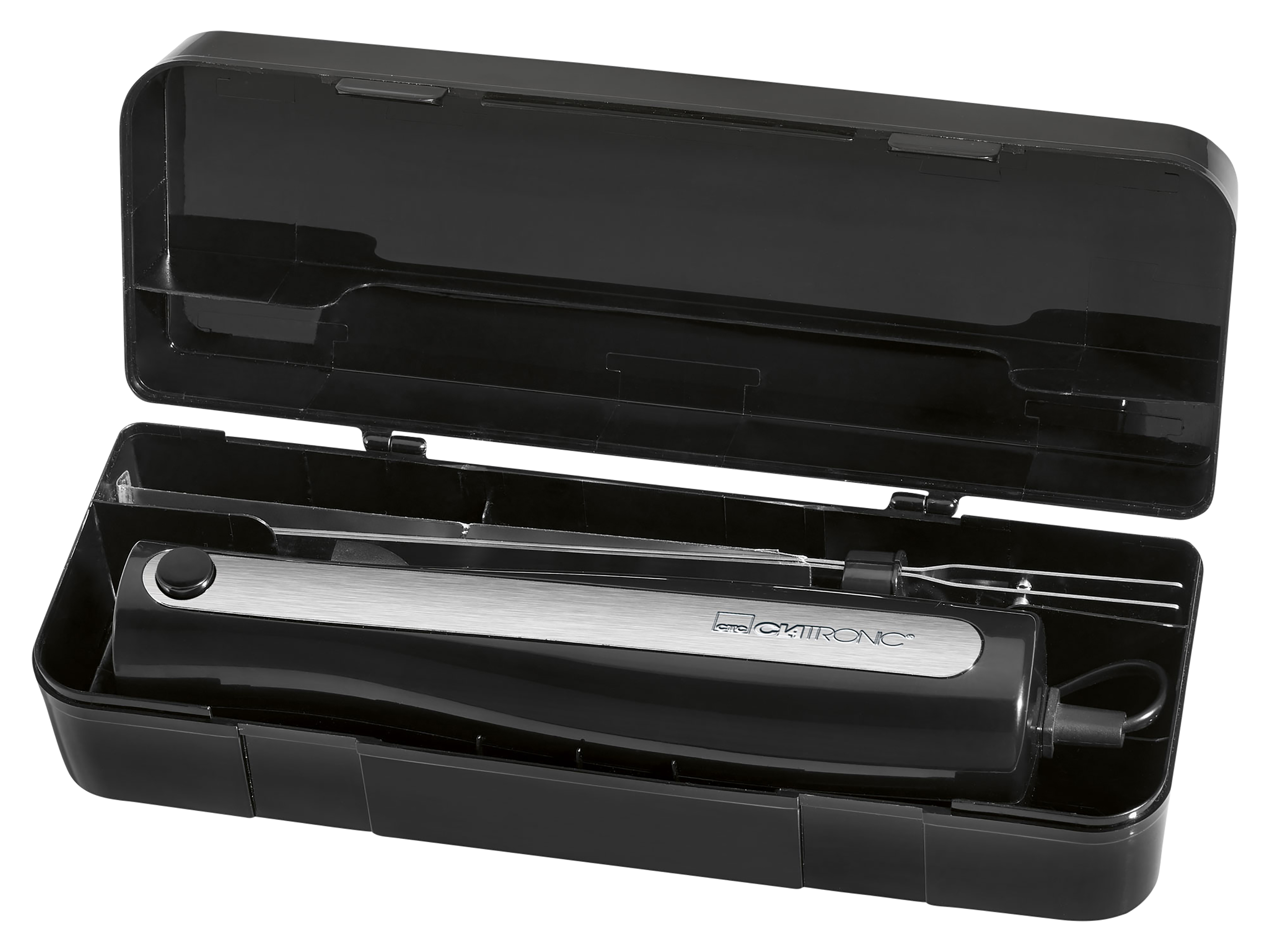 CLATRONIC Elektromesser EM 3702 elektr. Küchenmesser, inkl. Tasche, 120W CLATRONIC Elektromesser EM 3702 elektr. Küchenmesser, inkl. Tasche, 120W