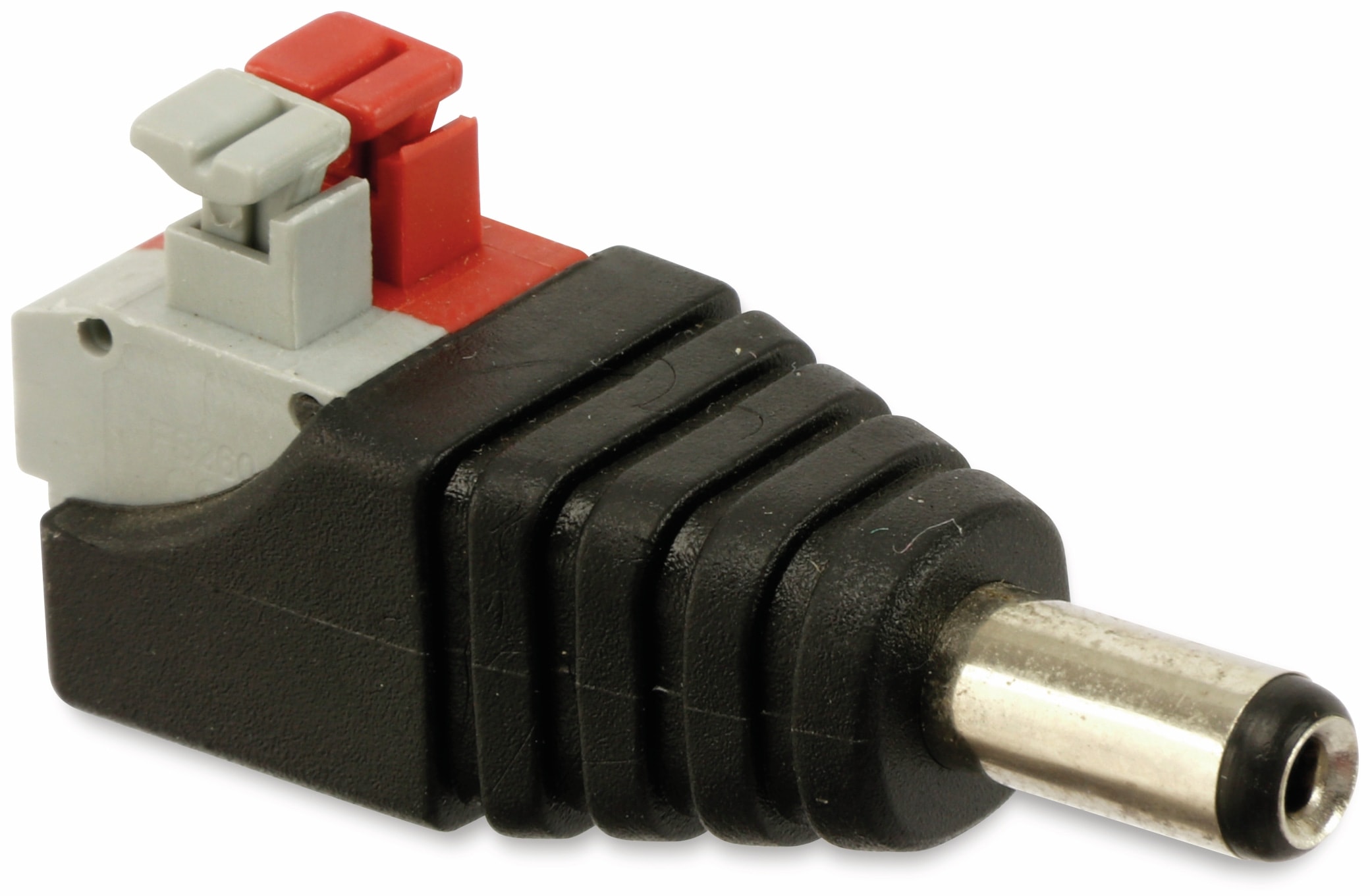 Hohlsteckeradapter, 5,5/2,1 mm auf Steckklemmen Hohlsteckeradapter, 5,5/2,1 mm auf Steckklemmen