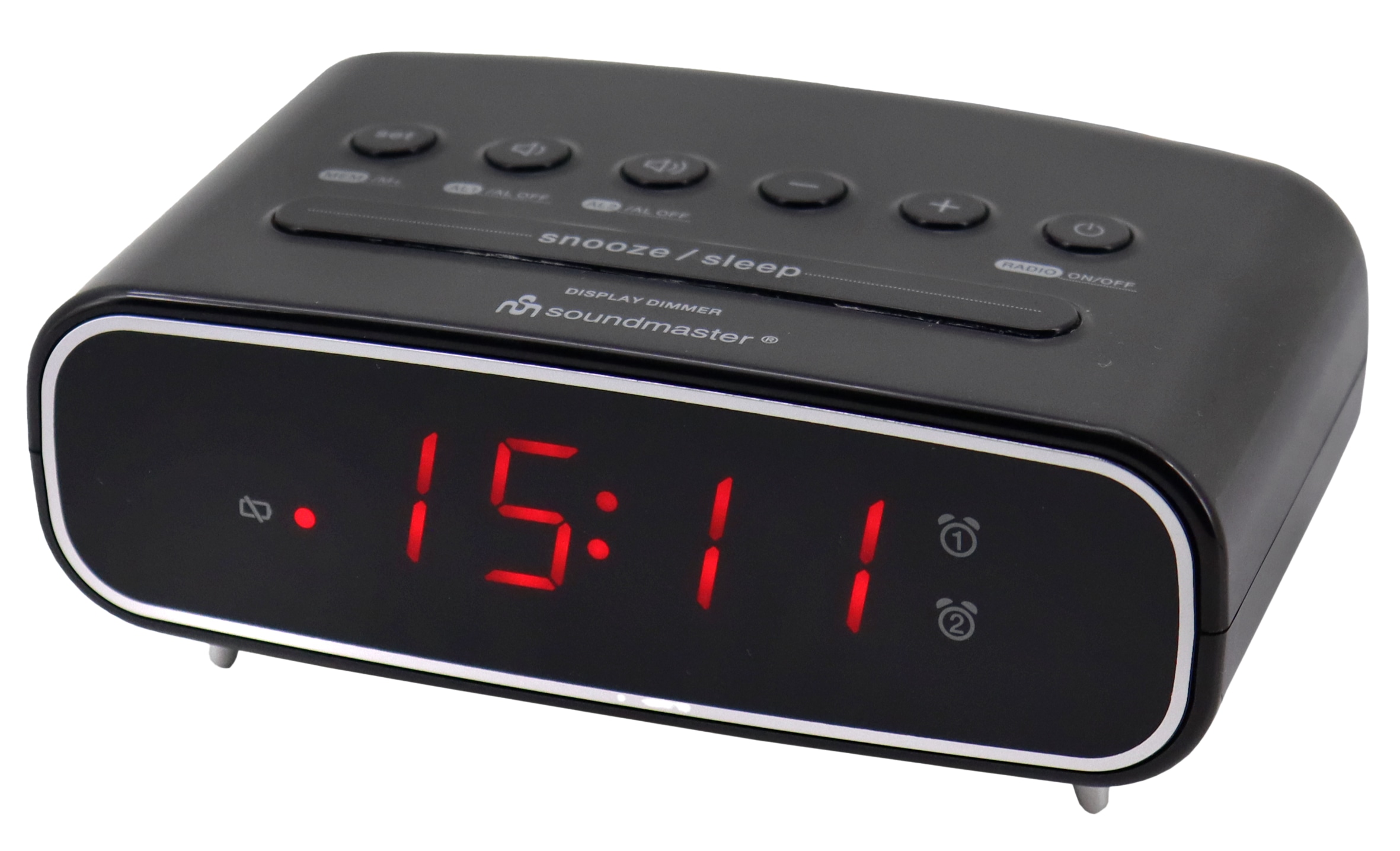 SOUNDMASTER UKW-PLL Uhrenradio UR111SW SOUNDMASTER UKW-PLL Uhrenradio UR111SW