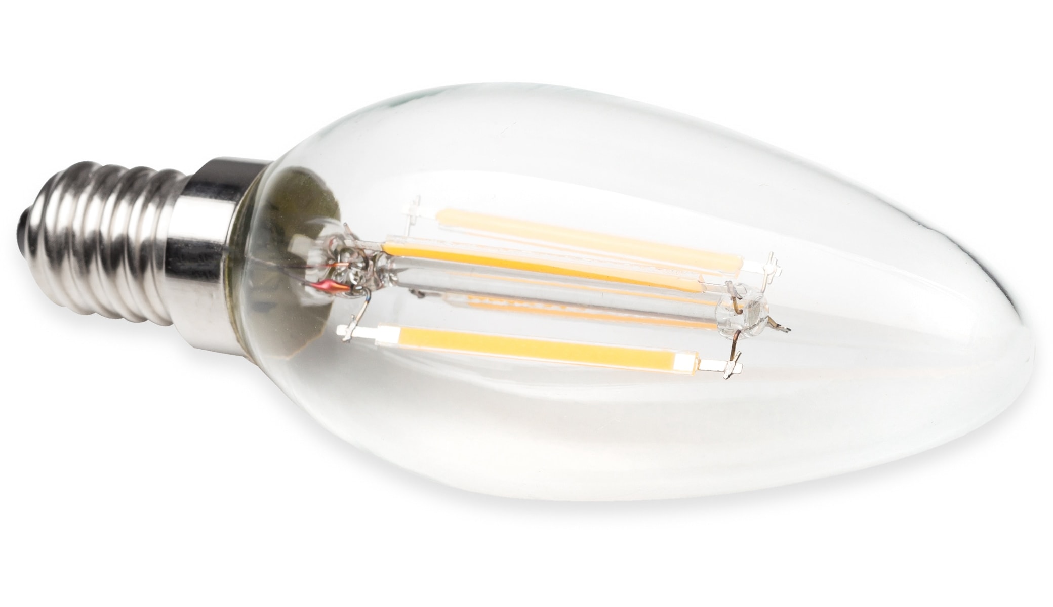 MÜLLER-LICHT LED-Lampe, Kerzenform, EEK: F, E14, 4,9 W, 2700K, klar MÜLLER-LICHT LED-Lampe, Kerzenform, EEK: F, E14, 4,9 W, 2700K, klar