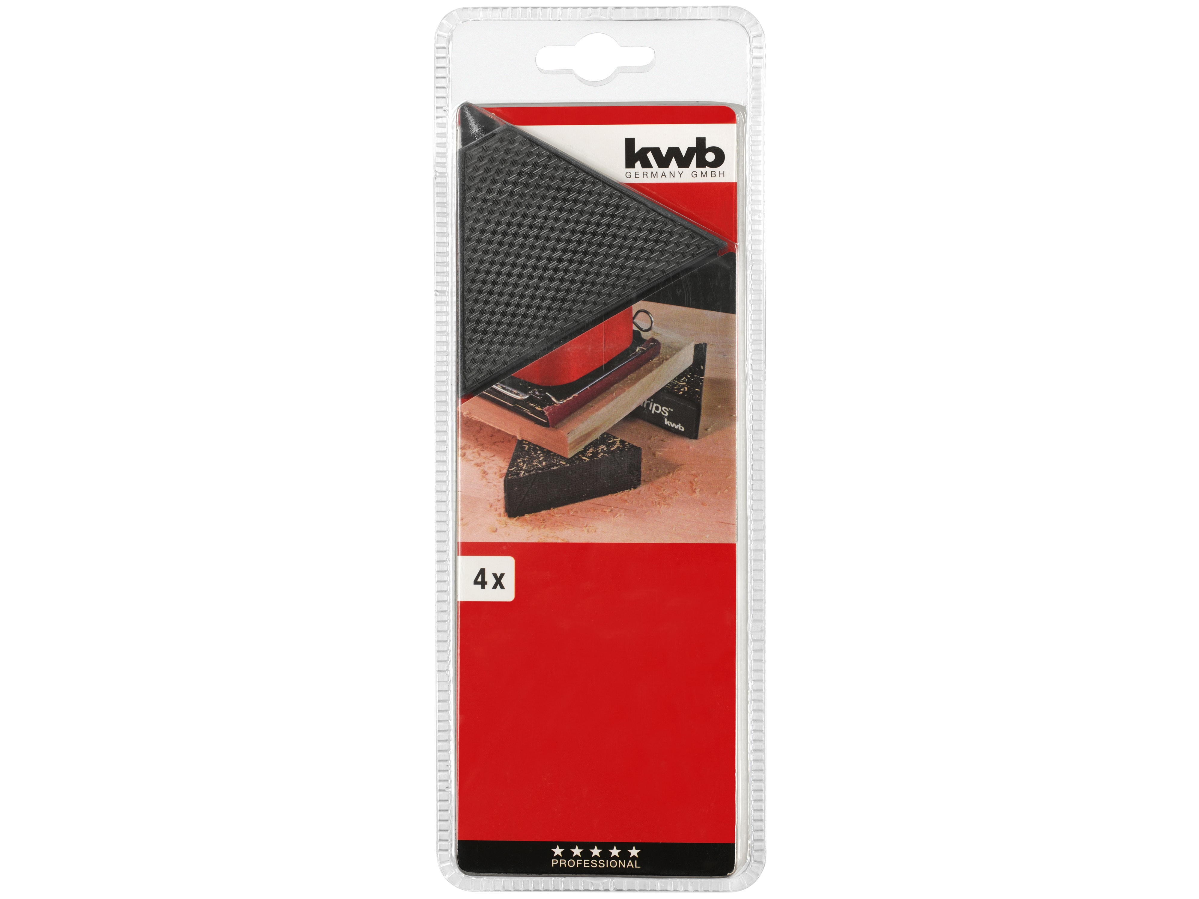 KWB Werkstückunterlage TriGrips, 785800, 4 Stück KWB Werkstückunterlage TriGrips, 785800, 4 Stück