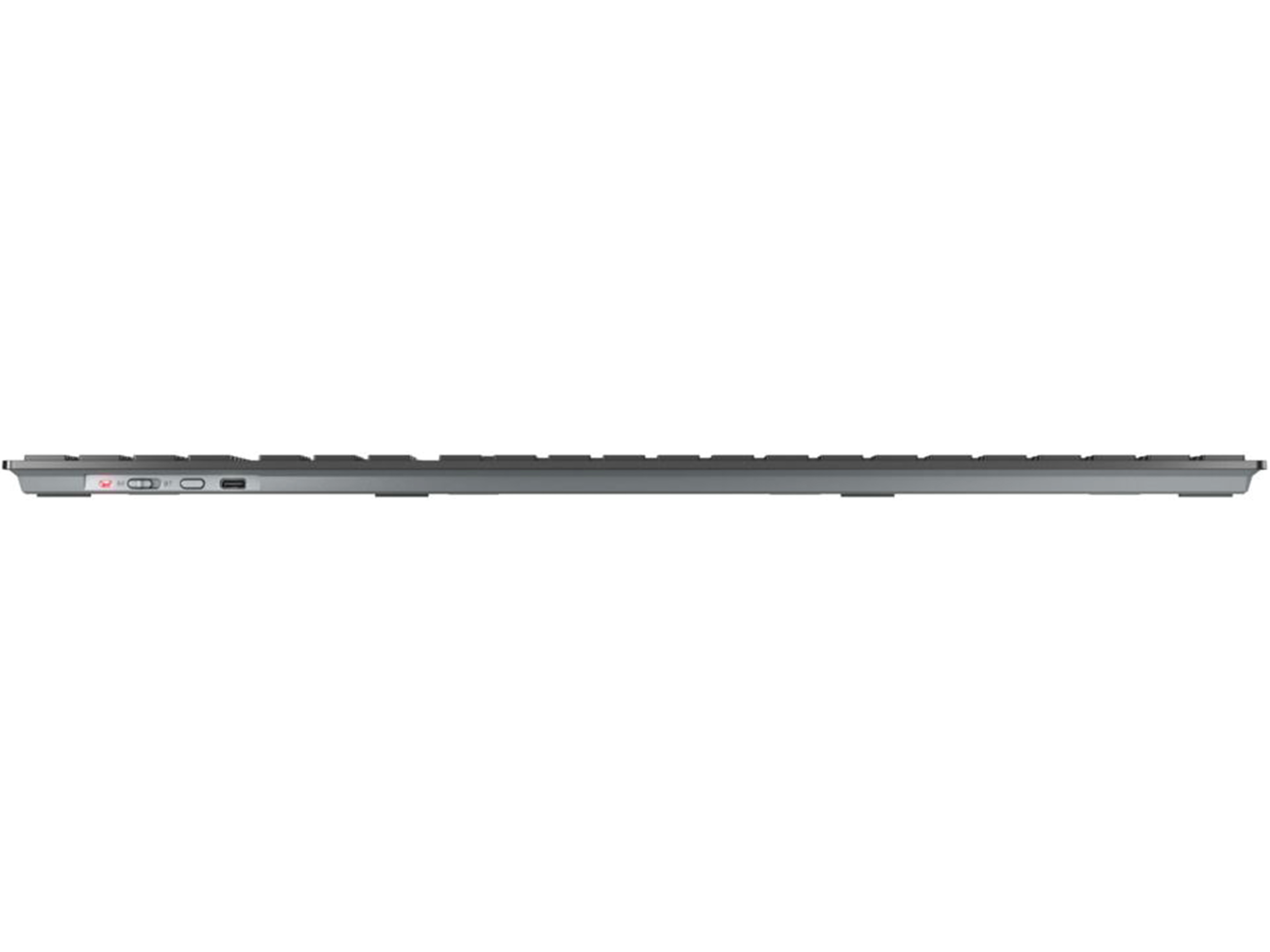 CHERRY Tastatur KW 9100 Slim schwarz/silber CHERRY Tastatur KW 9100 Slim schwarz/silber