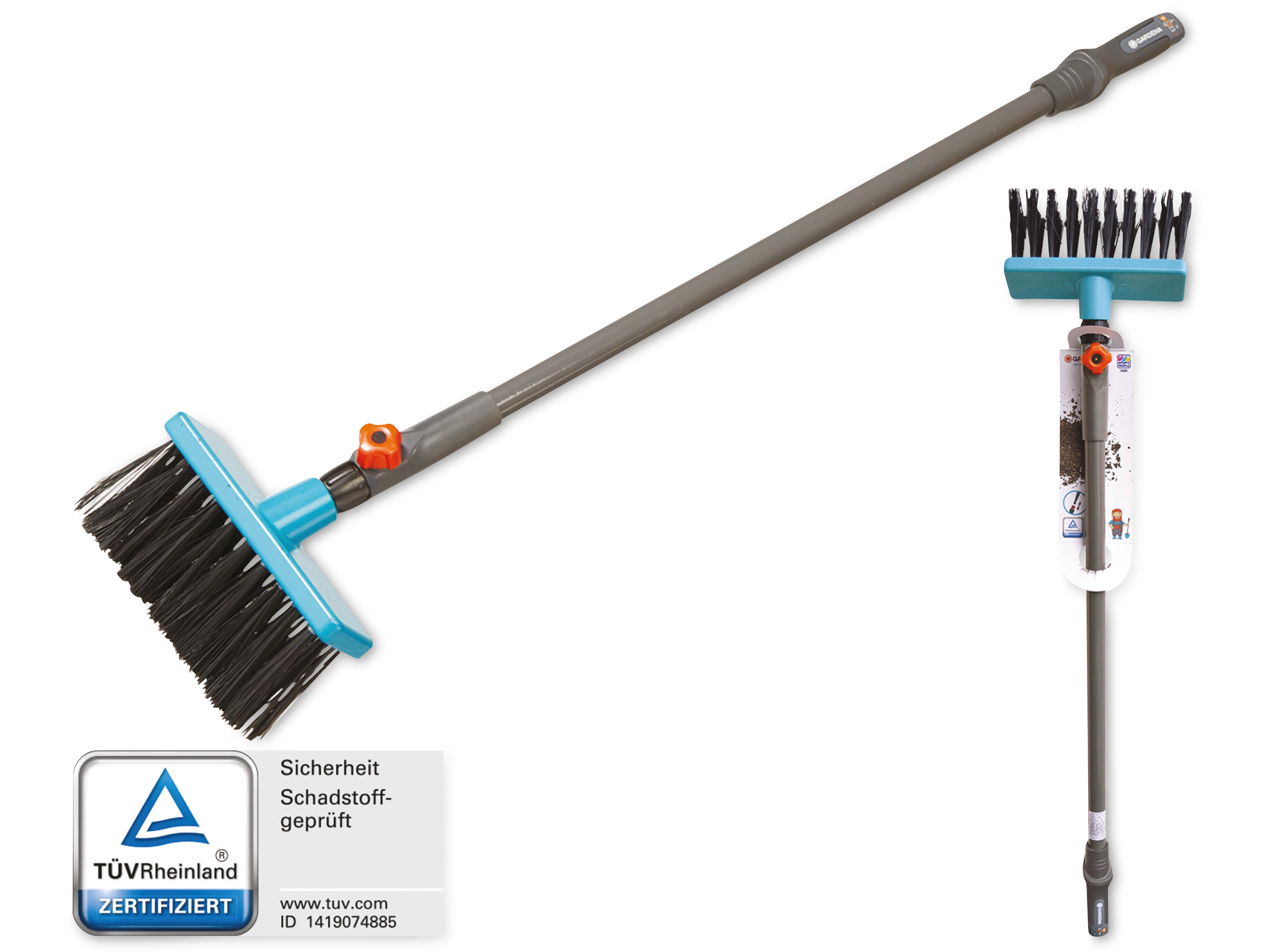 GARDENA FOR LITTLE GARDENERS Besen, für Kinder, 78 cm, universelles Stecksystem