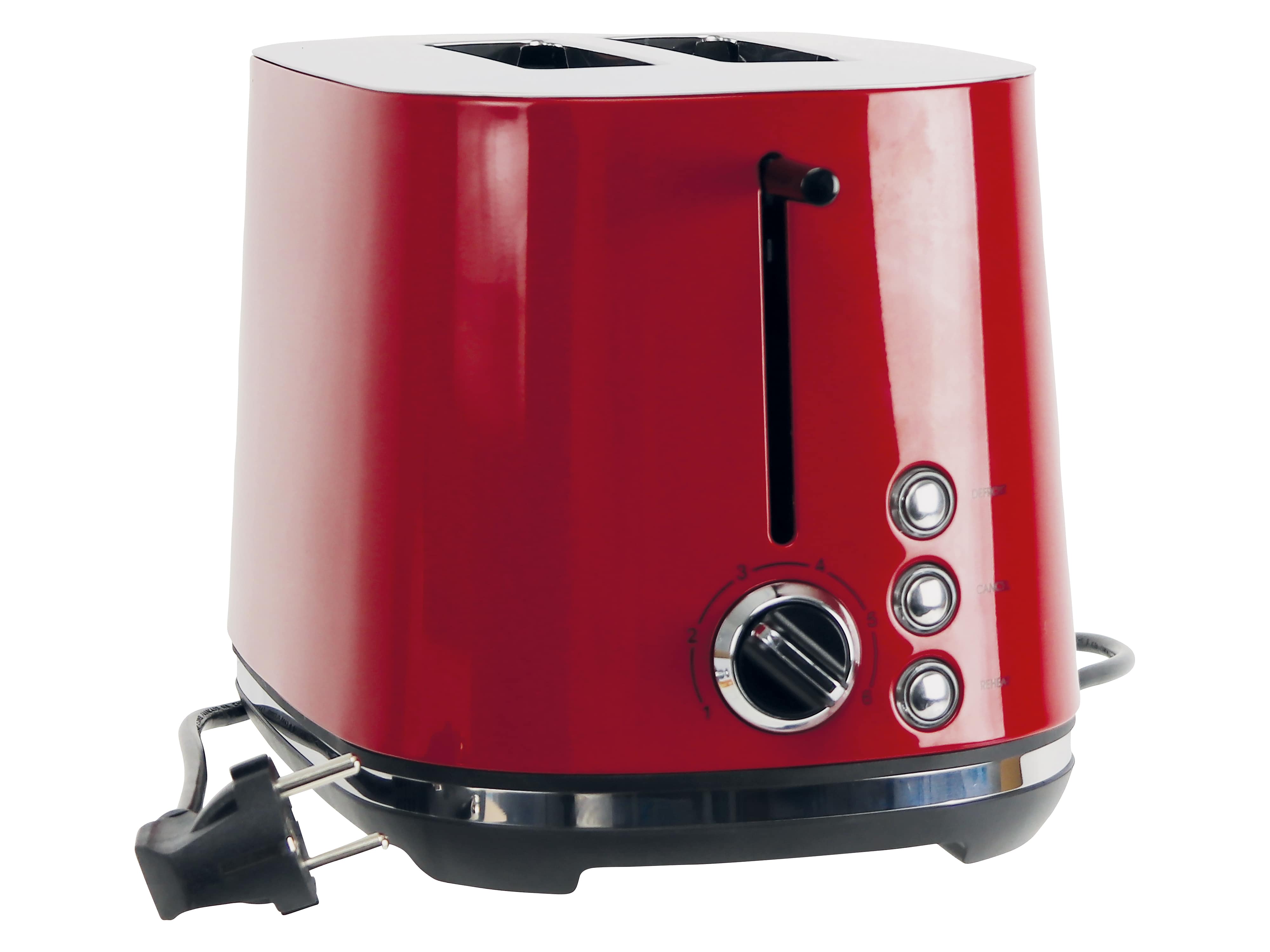 Doppelschlitz, Toaster, GT-Tds-EDS-09, 800...1000W, rot Doppelschlitz, Toaster, GT-Tds-EDS-09, 800...1000W, rot