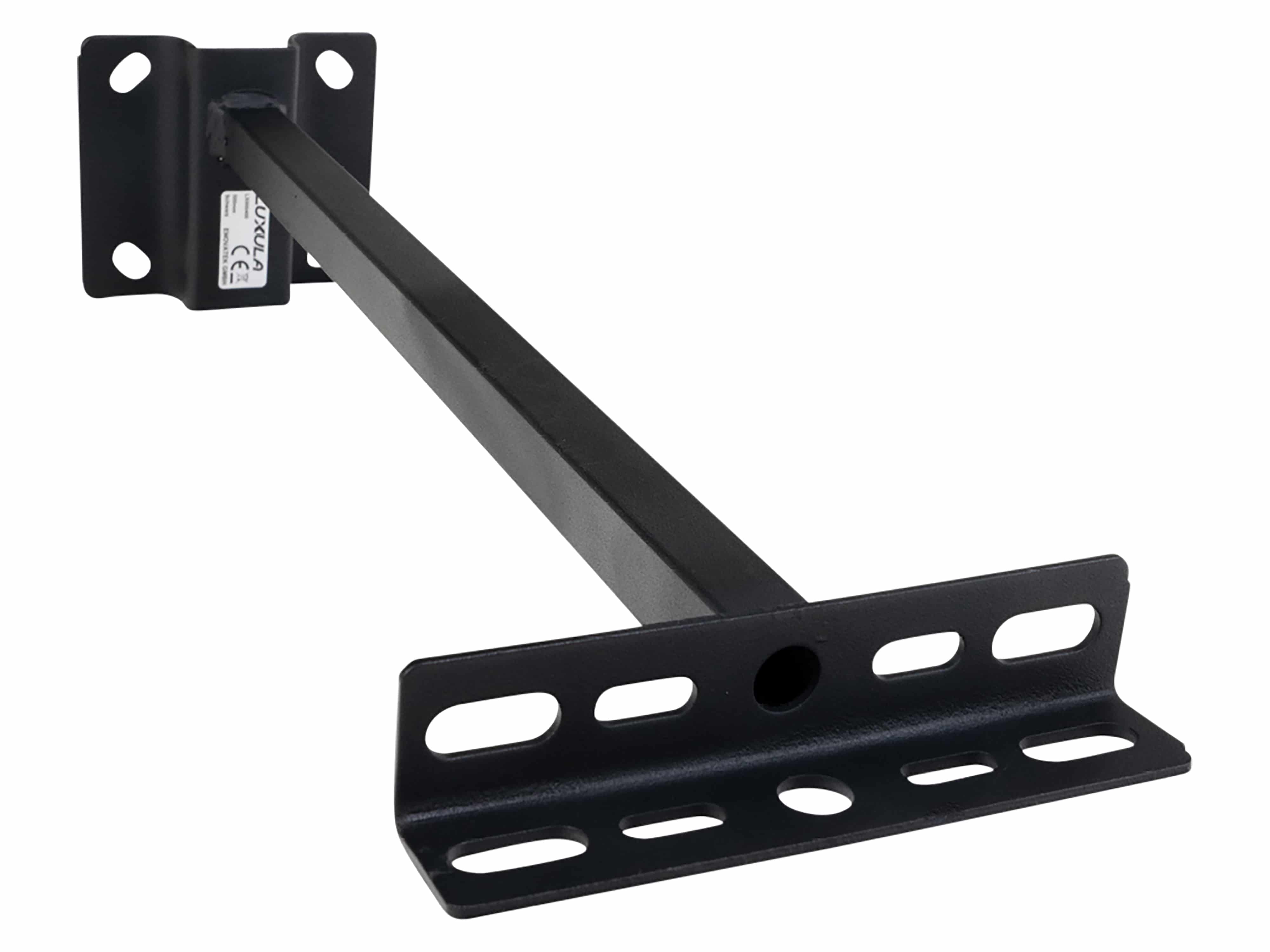 LUXULA Wandhalterung für Fluter, LX900400, 150x500 mm, schwarz LUXULA Wandhalterung für Fluter, LX900400, 150x500 mm, schwarz