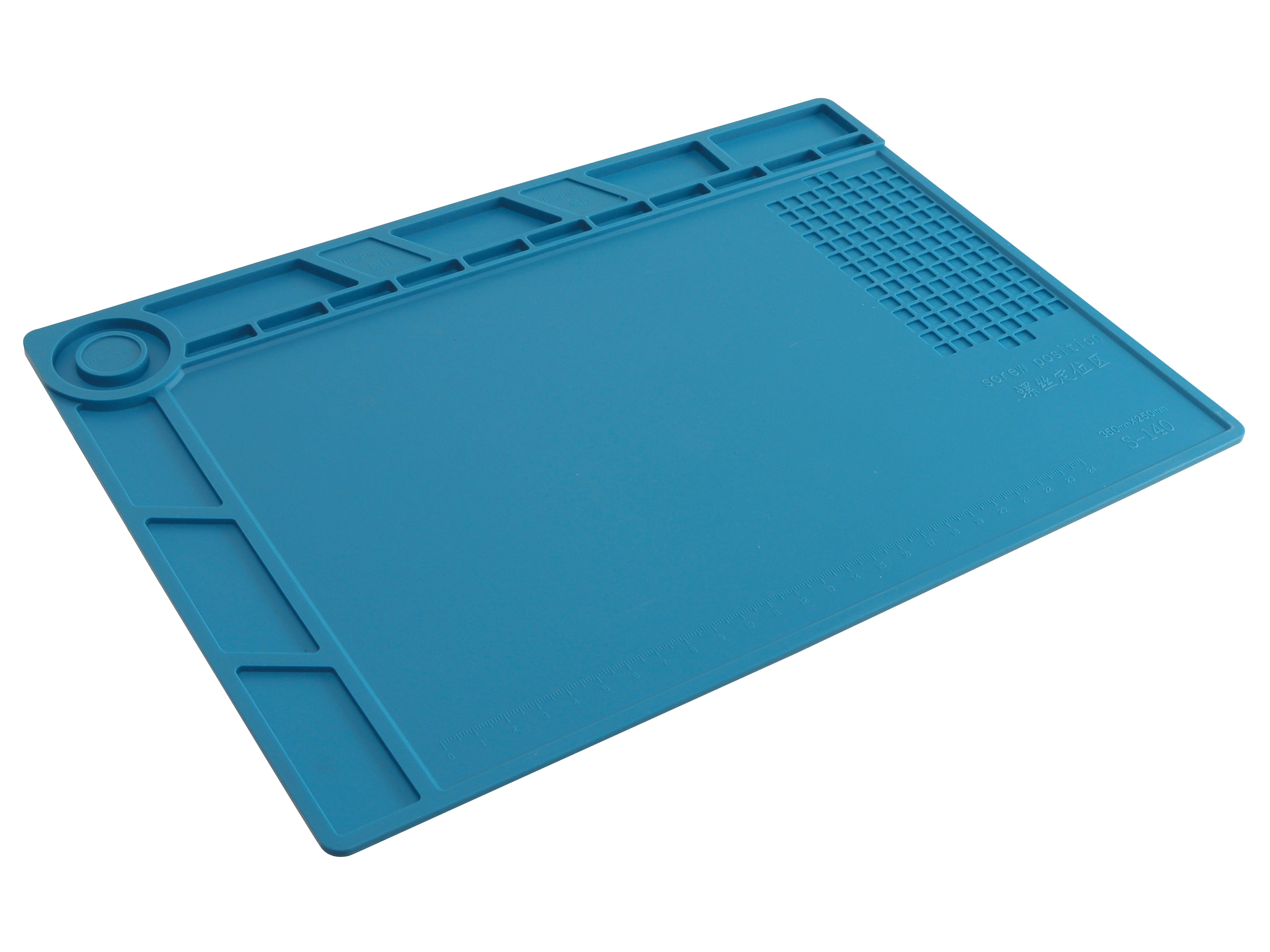DAYTOOLS Silikon-Lötmatte S-140, 35x25 cm, blau DAYTOOLS Silikon-Lötmatte S-140, 35x25 cm, blau