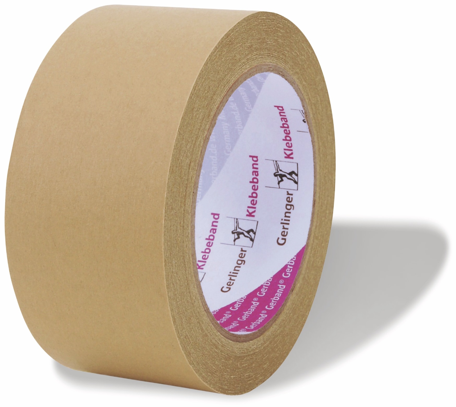 GERBAND Kraftpapier-Klebeband 120, 50 mm x 50 m, braun, recyclingfähig GERBAND Kraftpapier-Klebeband 120, 50 mm x 50 m, braun, recyclingfähig
