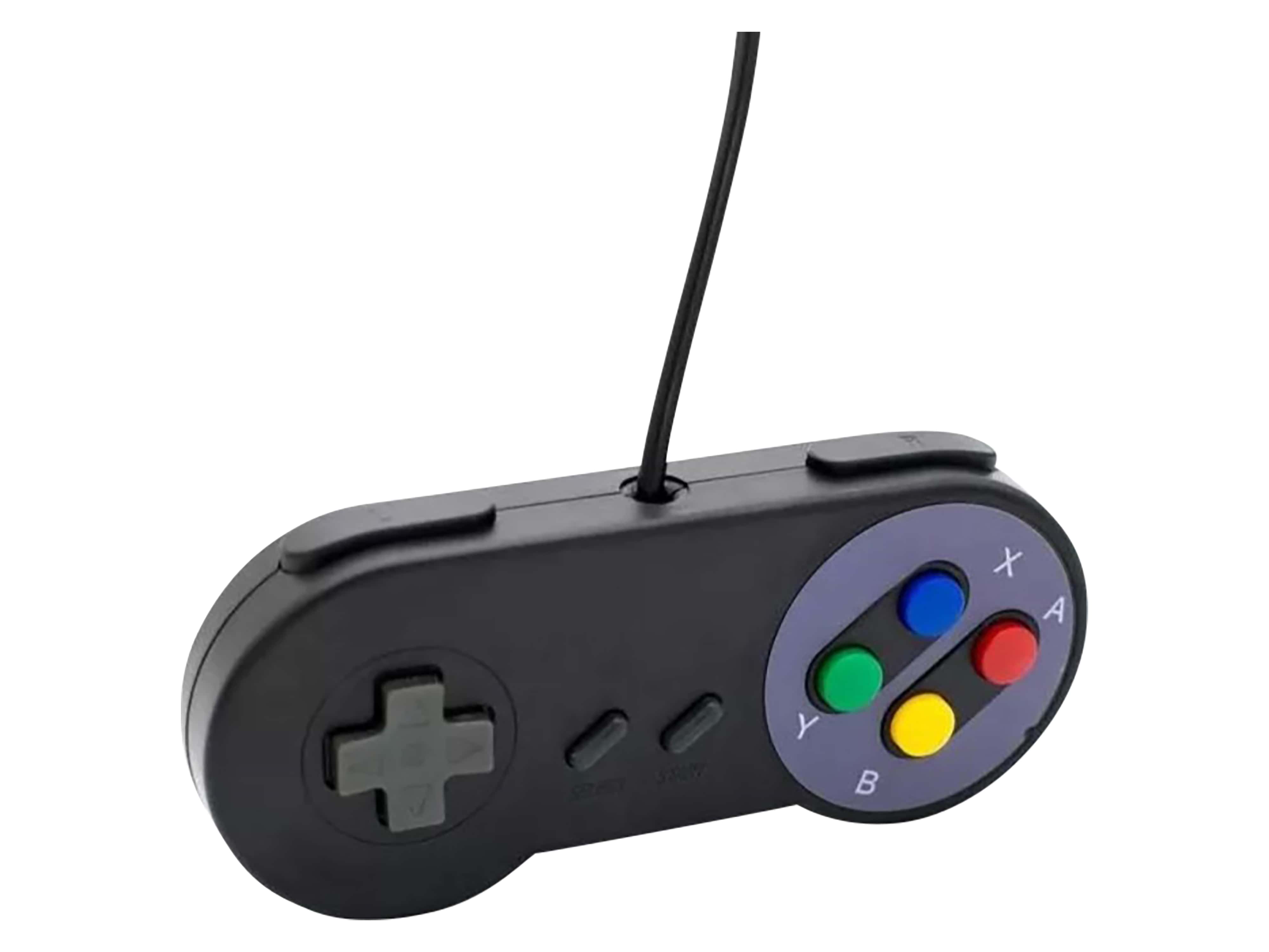 KUBII SNES-USB-Controller, schwarz KUBII SNES-USB-Controller, schwarz