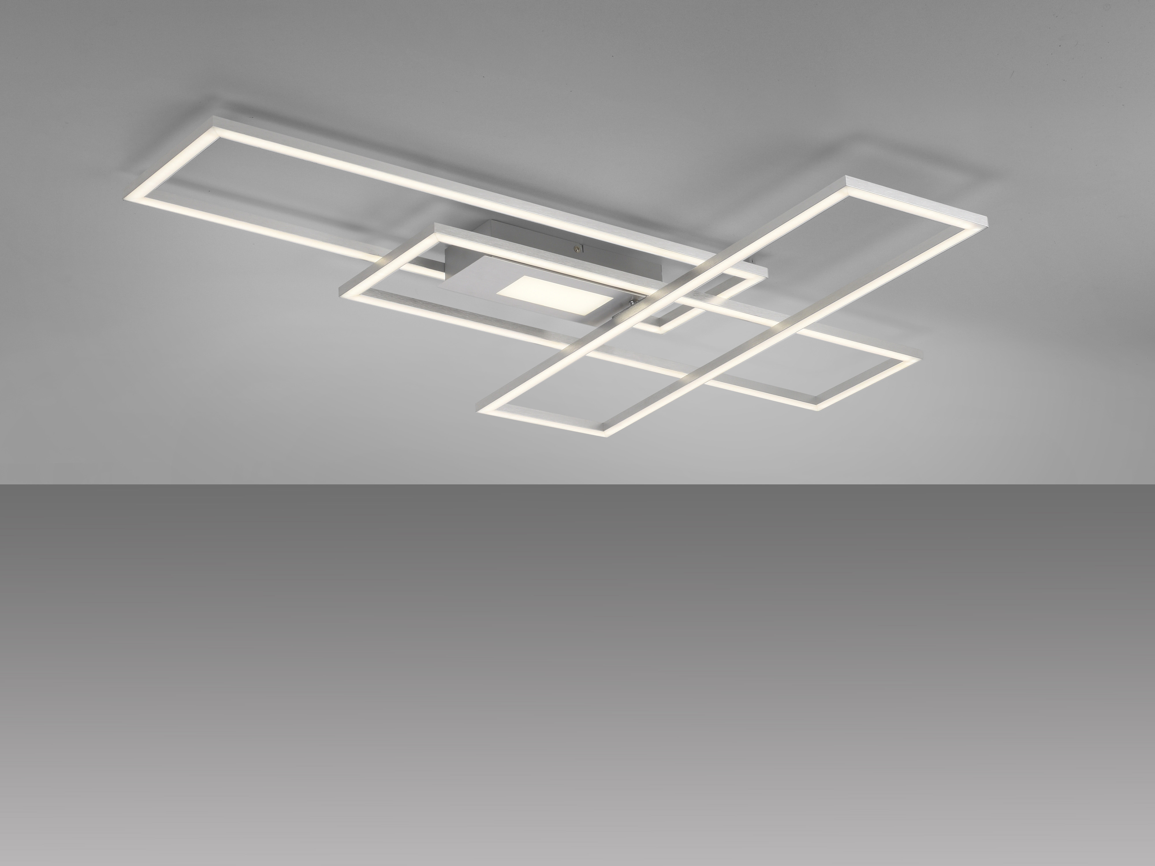 JUST LIGHT LED-Deckenleuchte 14693-55, 45W, 5500lm, silber JUST LIGHT LED-Deckenleuchte 14693-55, 45W, 5500lm, silber