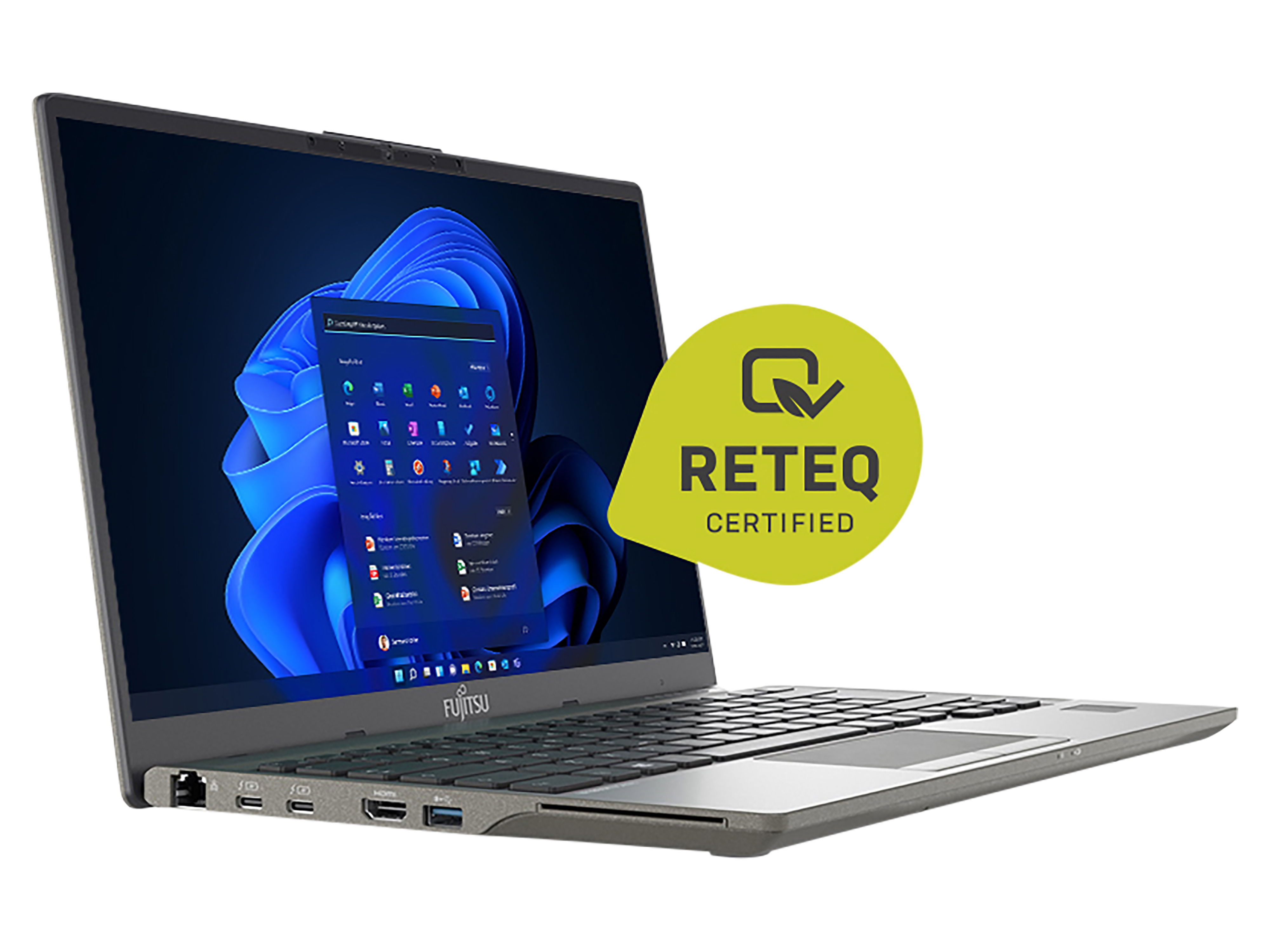 FUJITSU Notebook Lifebook U7411, 35,56 cm (14"), i7, 16GB, 512GB, Win11Home, refurbished Notebook FUJITSU Lifebook U7411, 35,56 cm (14"), i7, 16GB, 512GB, Win11Home, refurbished