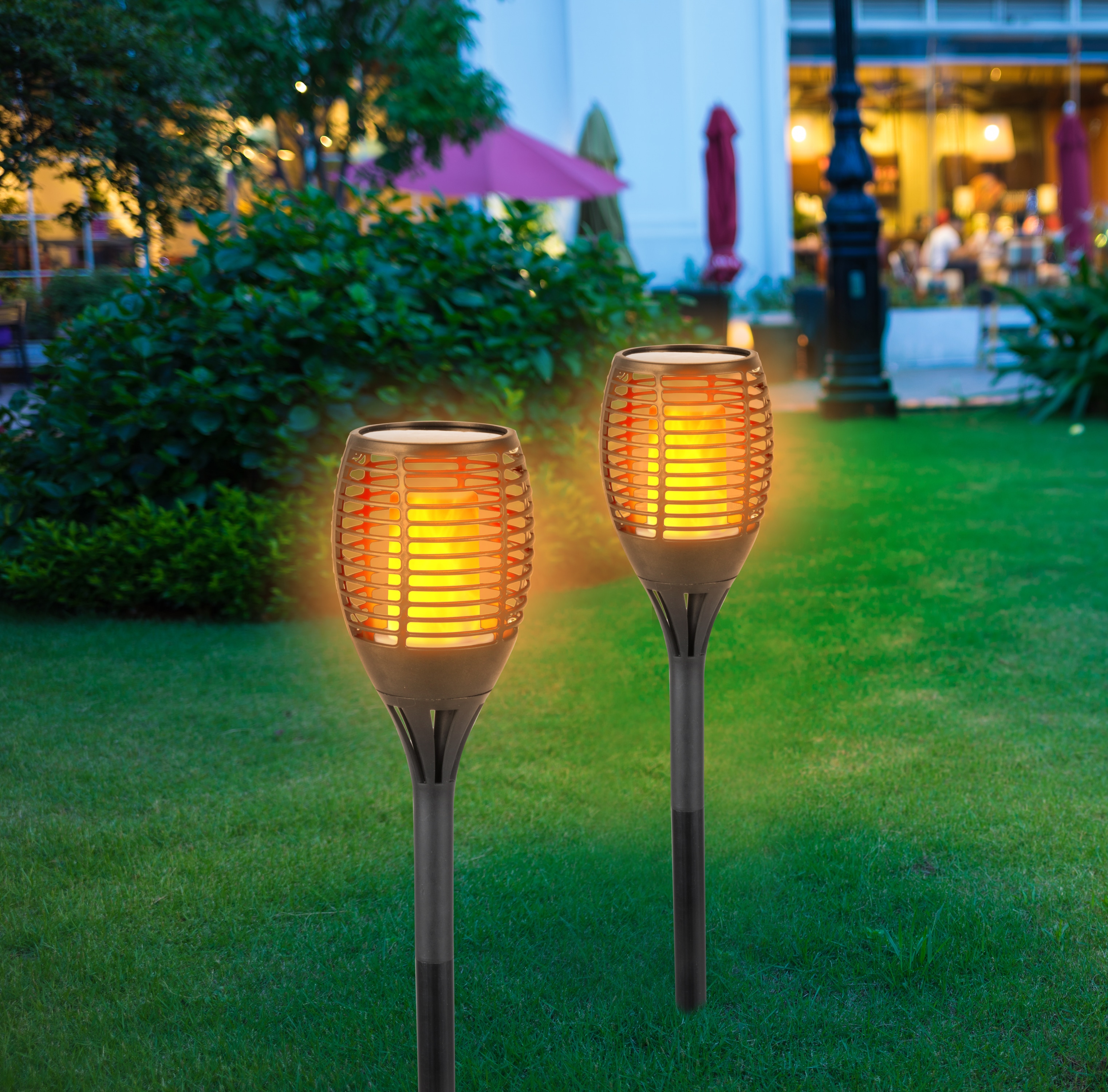 GRUNDIG Solar-Gartenfackel 770 mm