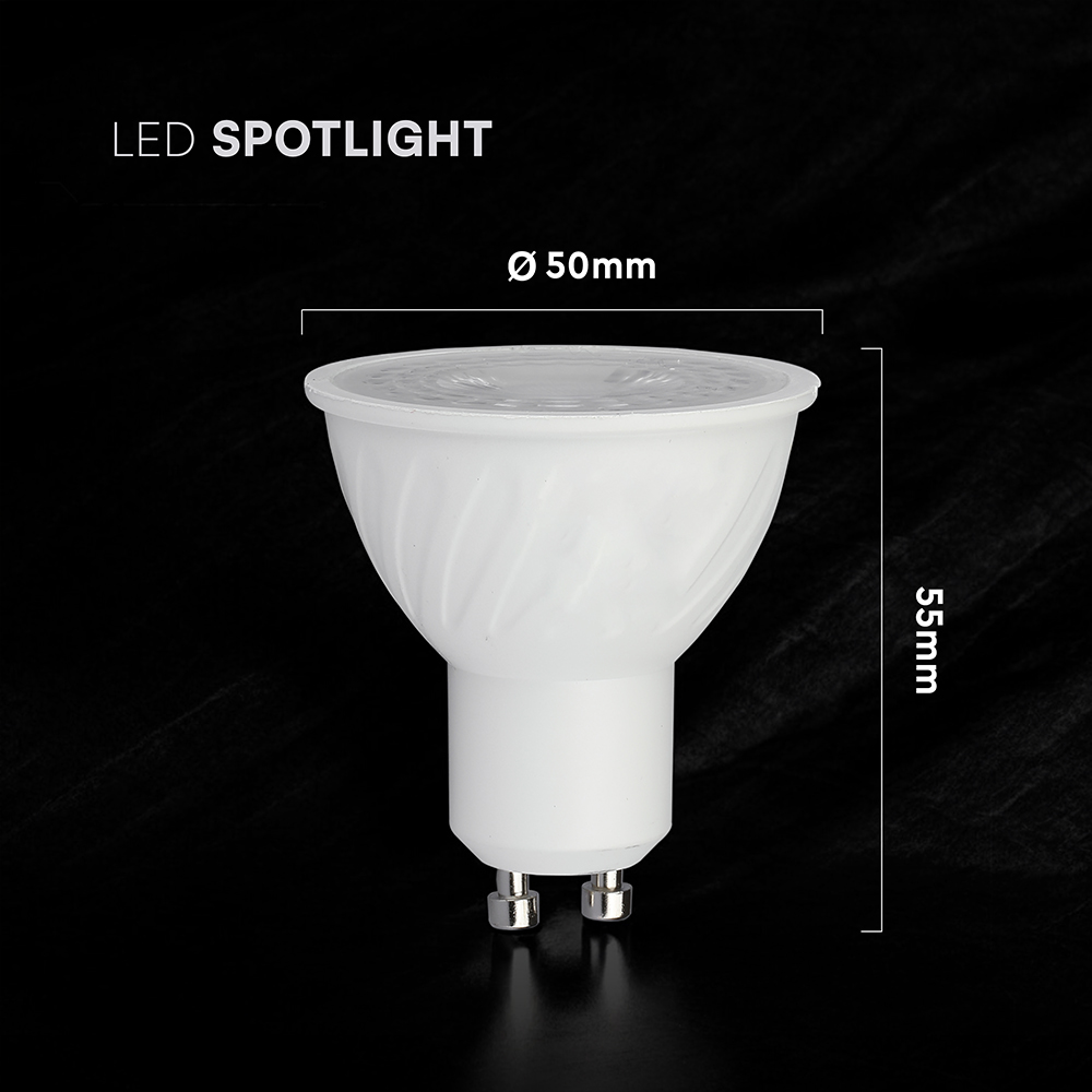 V-TAC LED-Lampe VT-215116, EEK: F, 4,5W, 345lm, 6500K, E27, PAR16, GU10, 38°