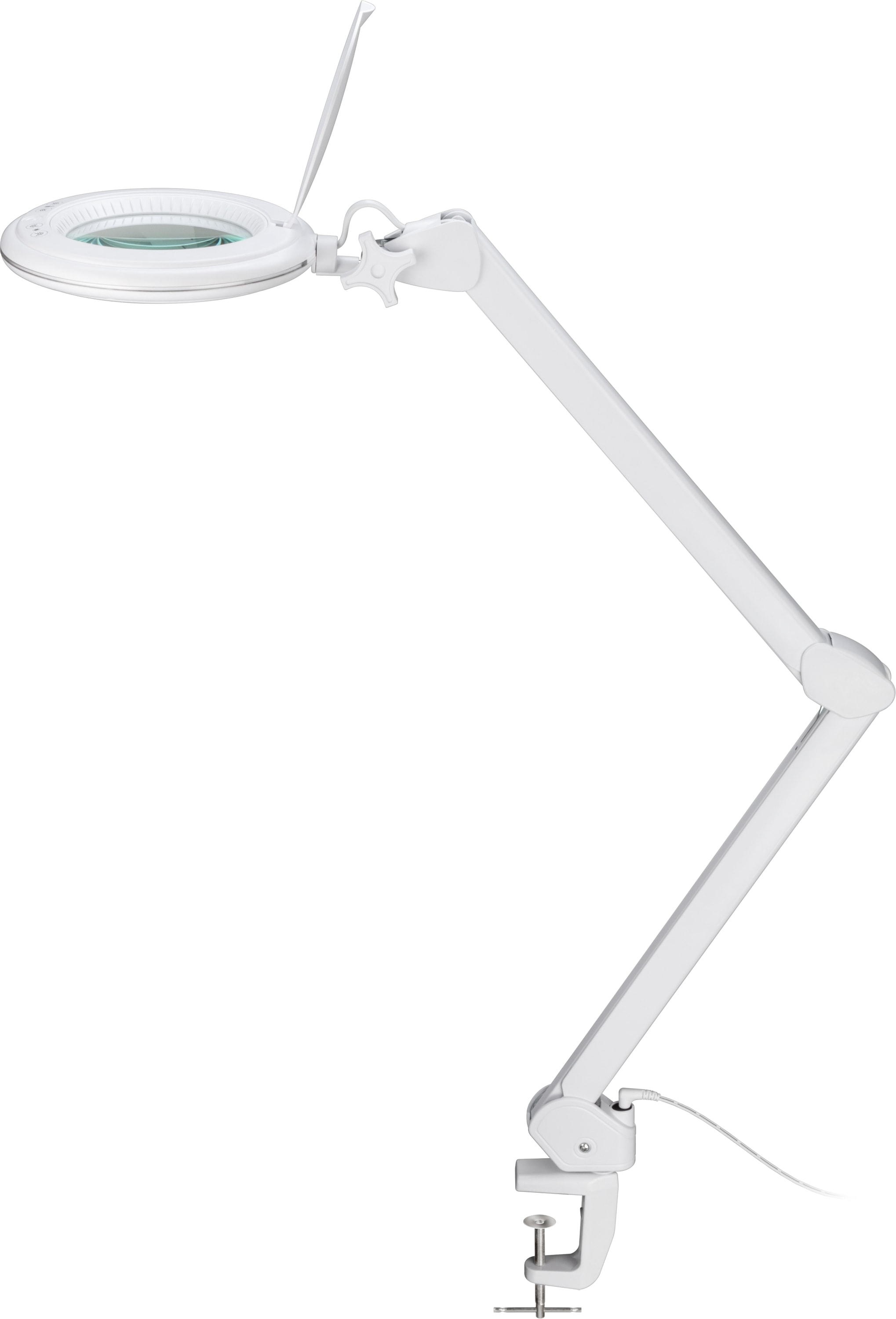 GOOBAY LED-Klemm-Lupenleuchte, 10 W, 800 lm, dimmbar, weiß GOOBAY LED-Klemm-Lupenleuchte, 10 W, 800 lm, dimmbar, weiß