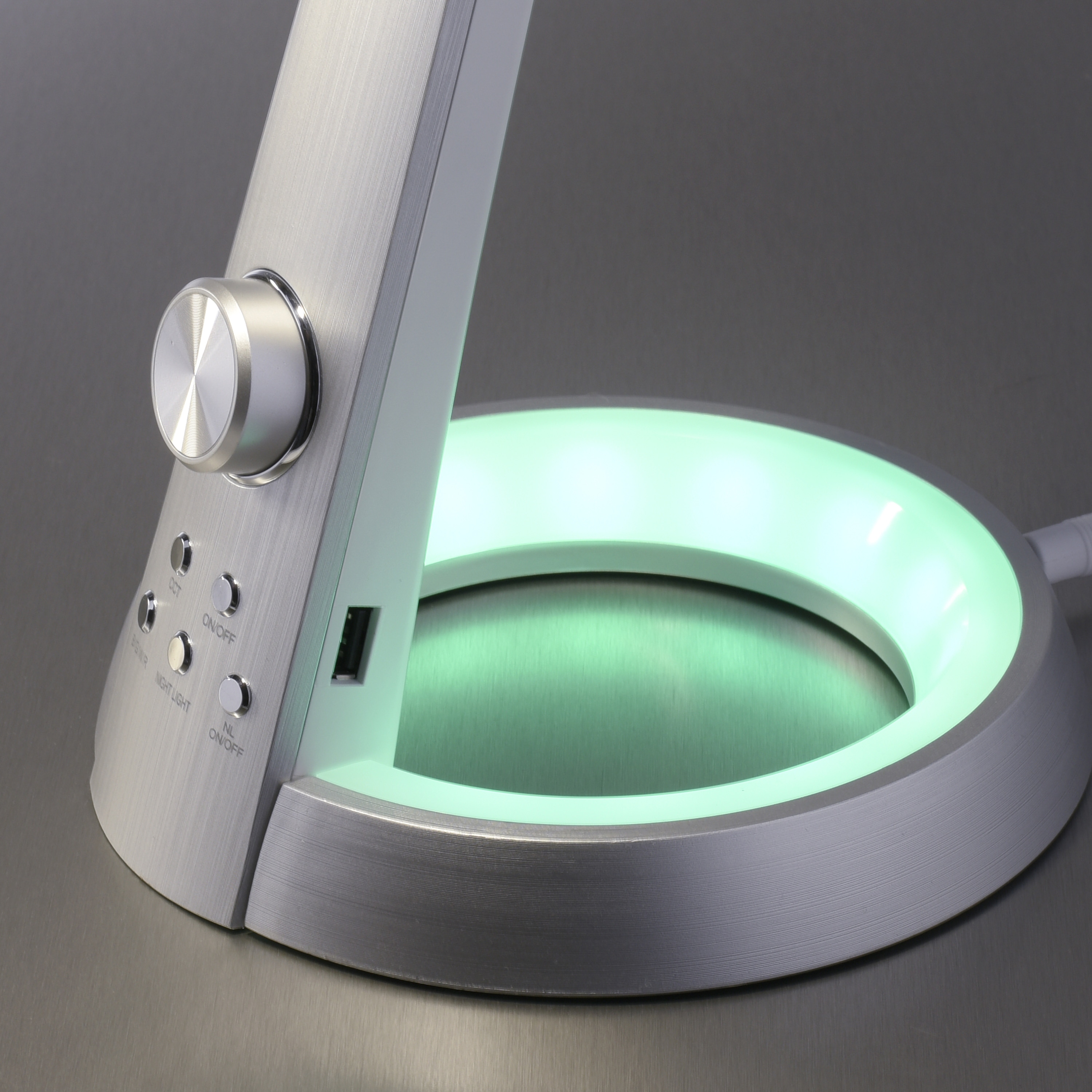 PAUL NEUHAUS LED-Tischleuchte aluminiumfarbig, 7,3 W, 780 lm, CCT, RGB PAUL NEUHAUS LED-Tischleuchte aluminiumfarbig,, 7,3 W, 780 lm, CCT, RGB