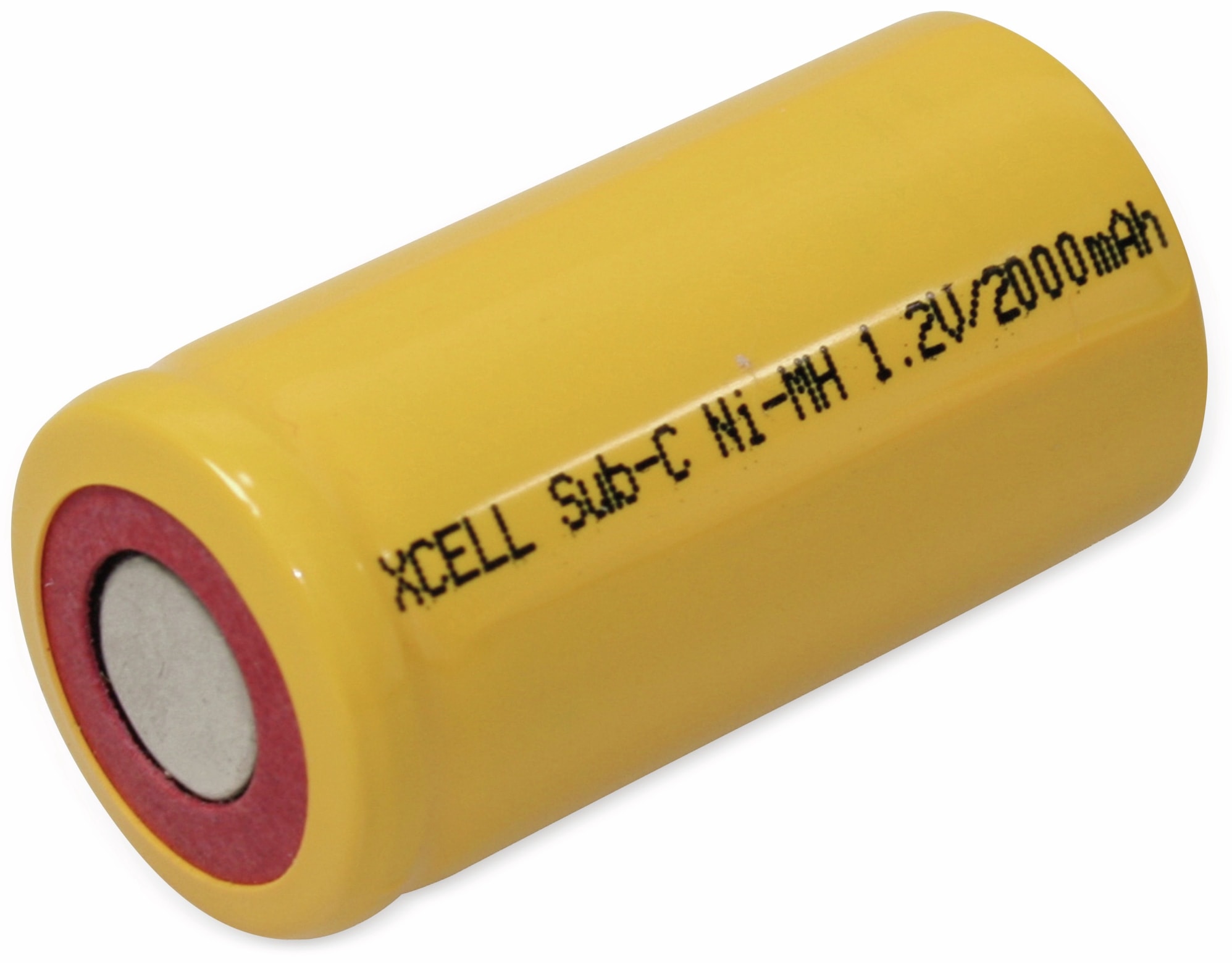 XCELL NiMH-Sub-C-Zelle-Akku 2000 mAh, 1,2 V-, 43x22,5mm XCELL NiMH-Sub-C-Zelle-Akku 2000 mAh, 1,2 V-, 43x22,5mm