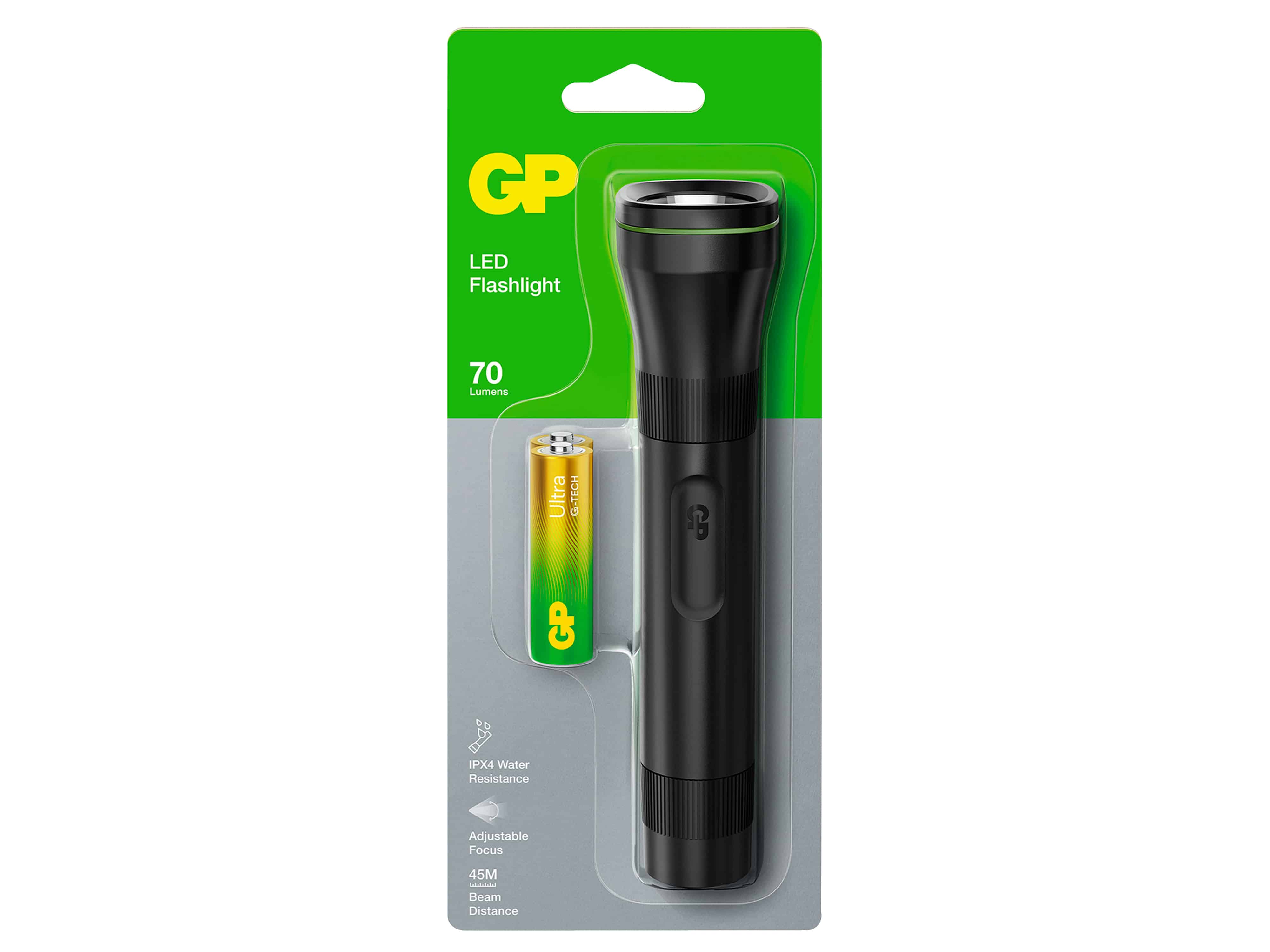 GP LED-Taschenlampe C107, 70lm , 166 mm lang GP LED-Taschenlampe C107, 70lm , 166 mm lang