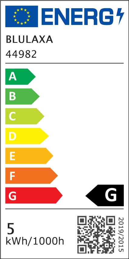 BLULAXA LED FlexFilament ST64, E27, 4,8 W, 2200 K, EEK: G, 380 lm, IP20, dimmbar, warmweiß